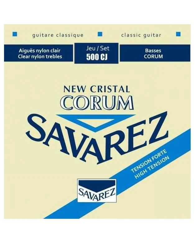 Savarez 500CJ Corum Cristal Classical Guitar Strings, High Tension - Image 2
