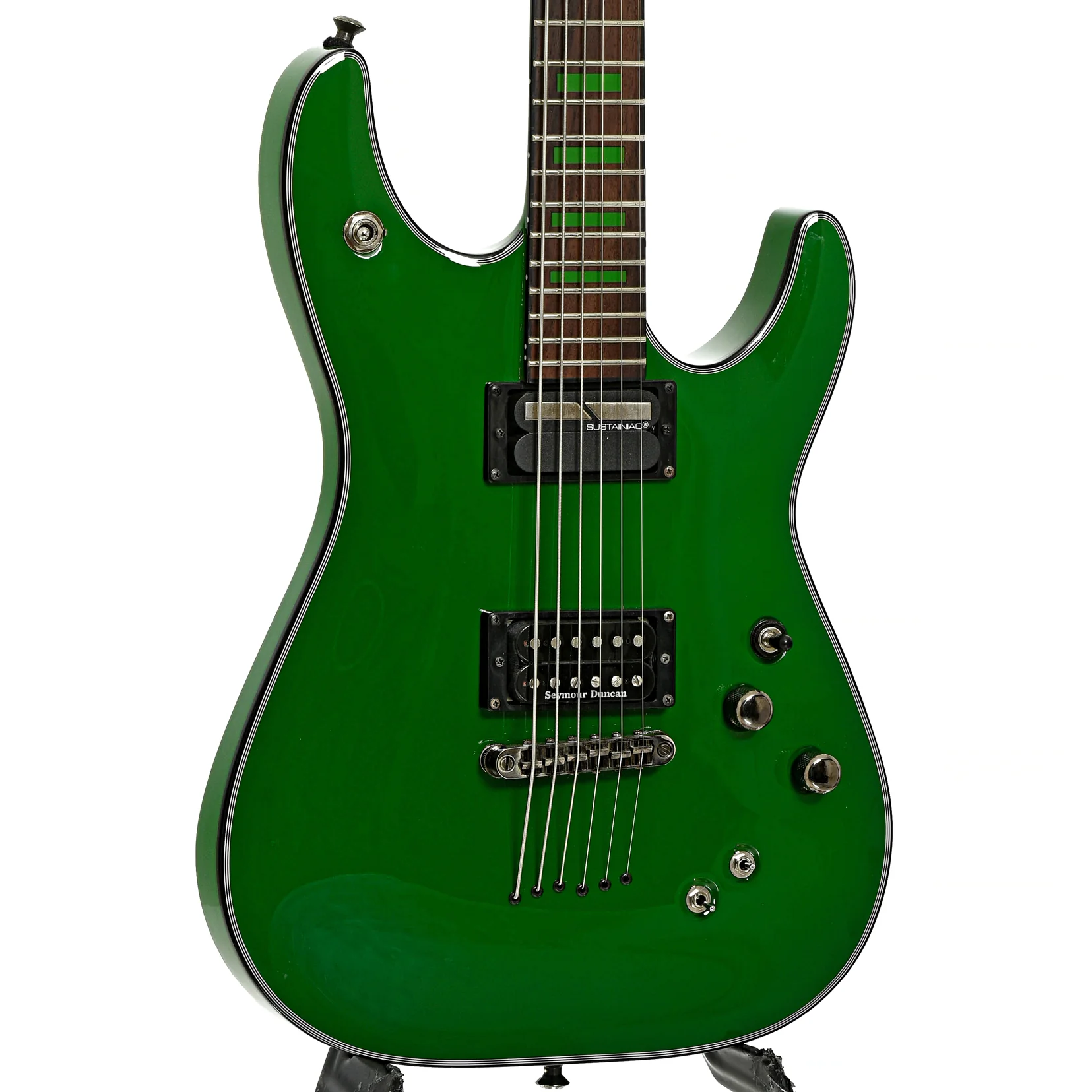 Schecter Kenny Hickey Signature C-1 EX S Sustainiac Baritone Electric Guitar (2023) - Image 4