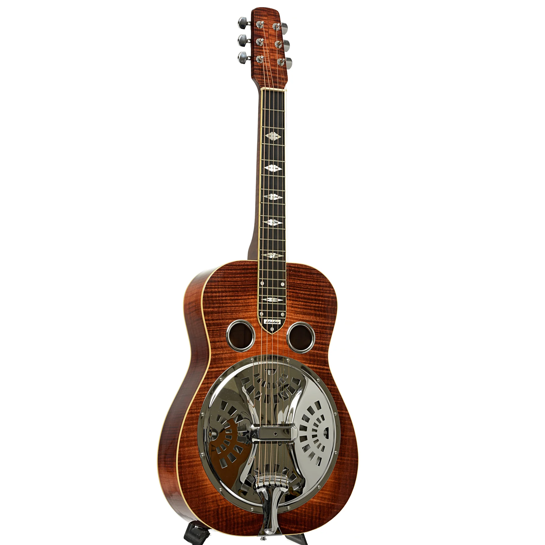 Scheerhorn L-body Maple Squareneck Resonator Guitar (1999) - Image 3