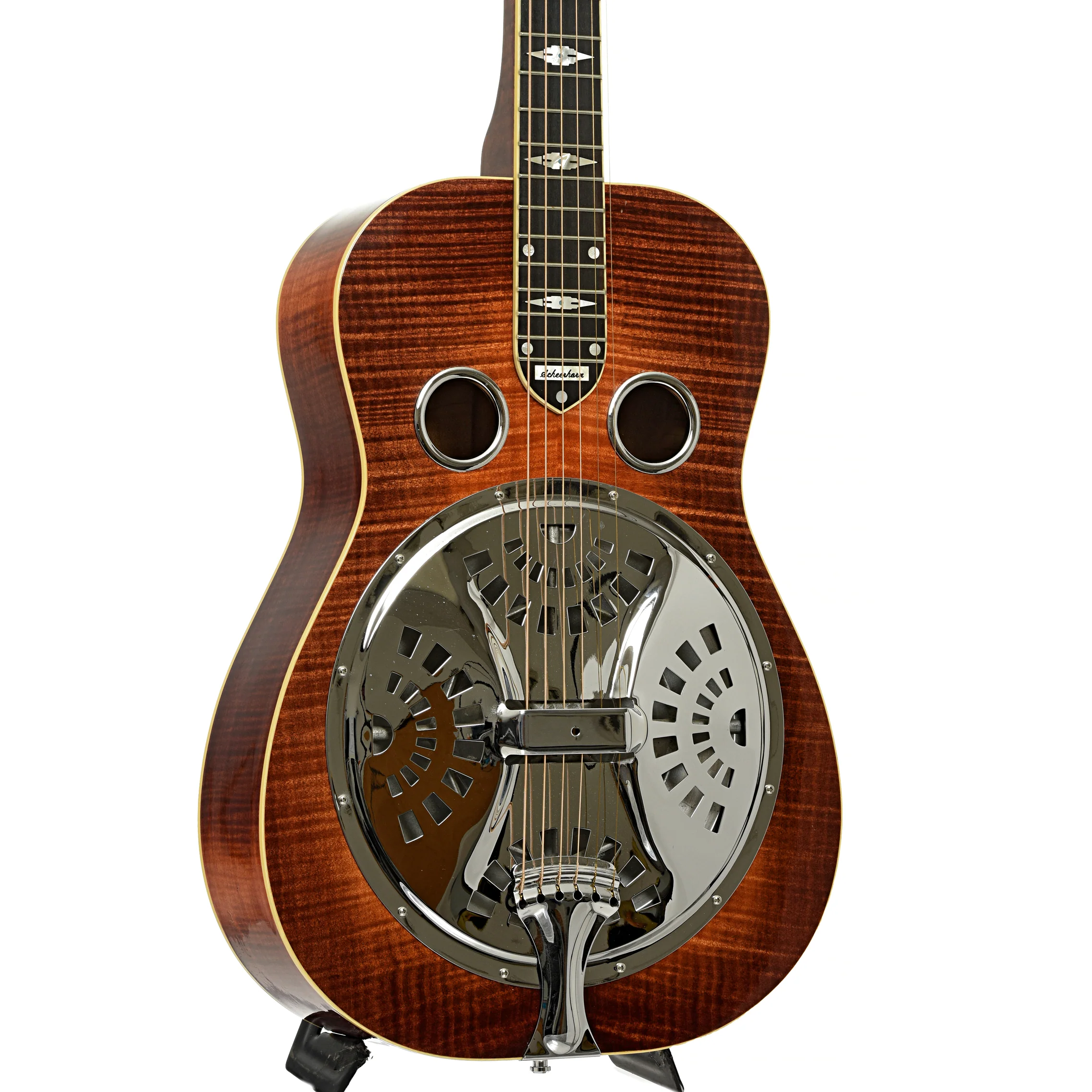 Scheerhorn L-body Maple Squareneck Resonator Guitar (1999) - Image 4