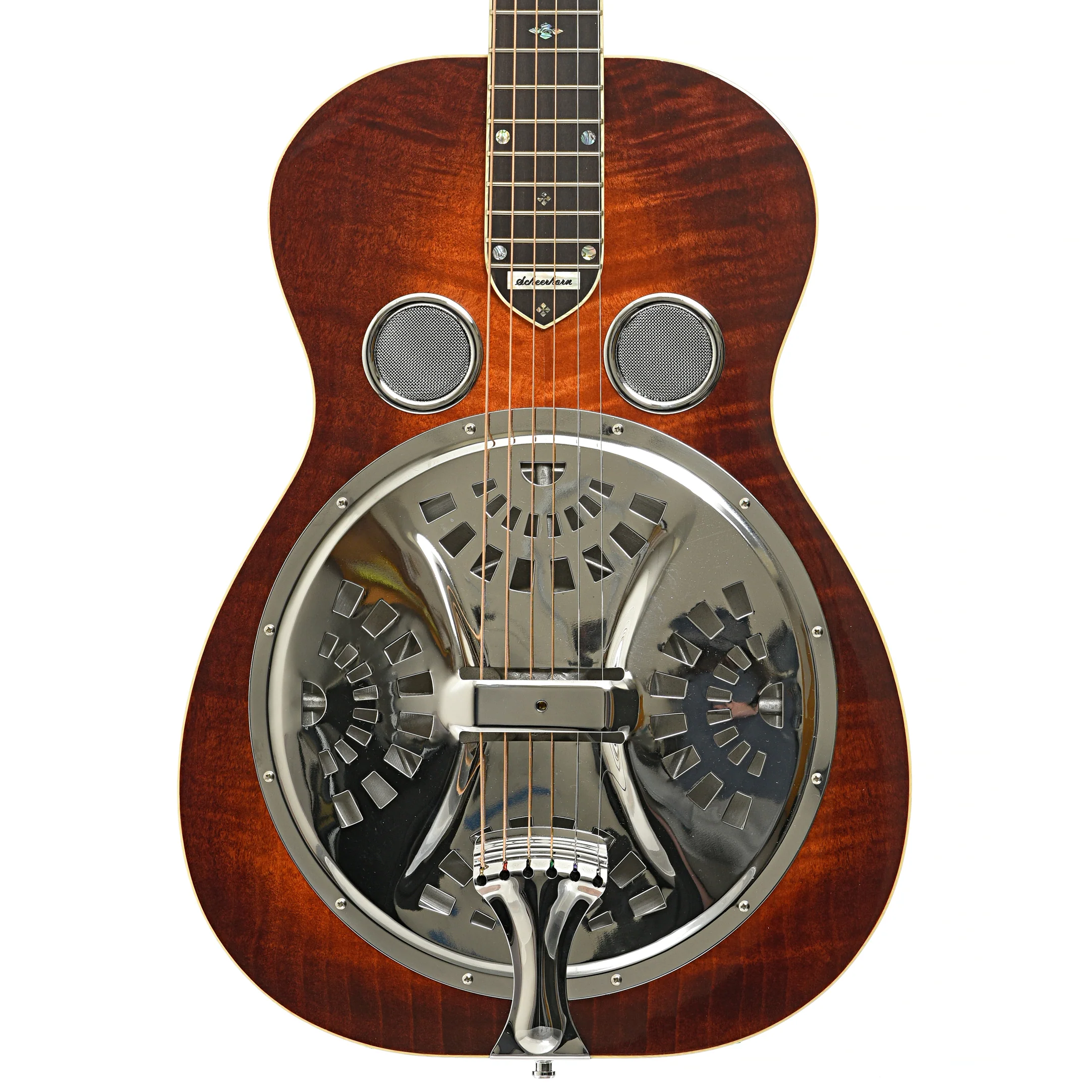 Scheerhorn Maple R Custom Squareneck Resonator Guitar (2001) - Image 2