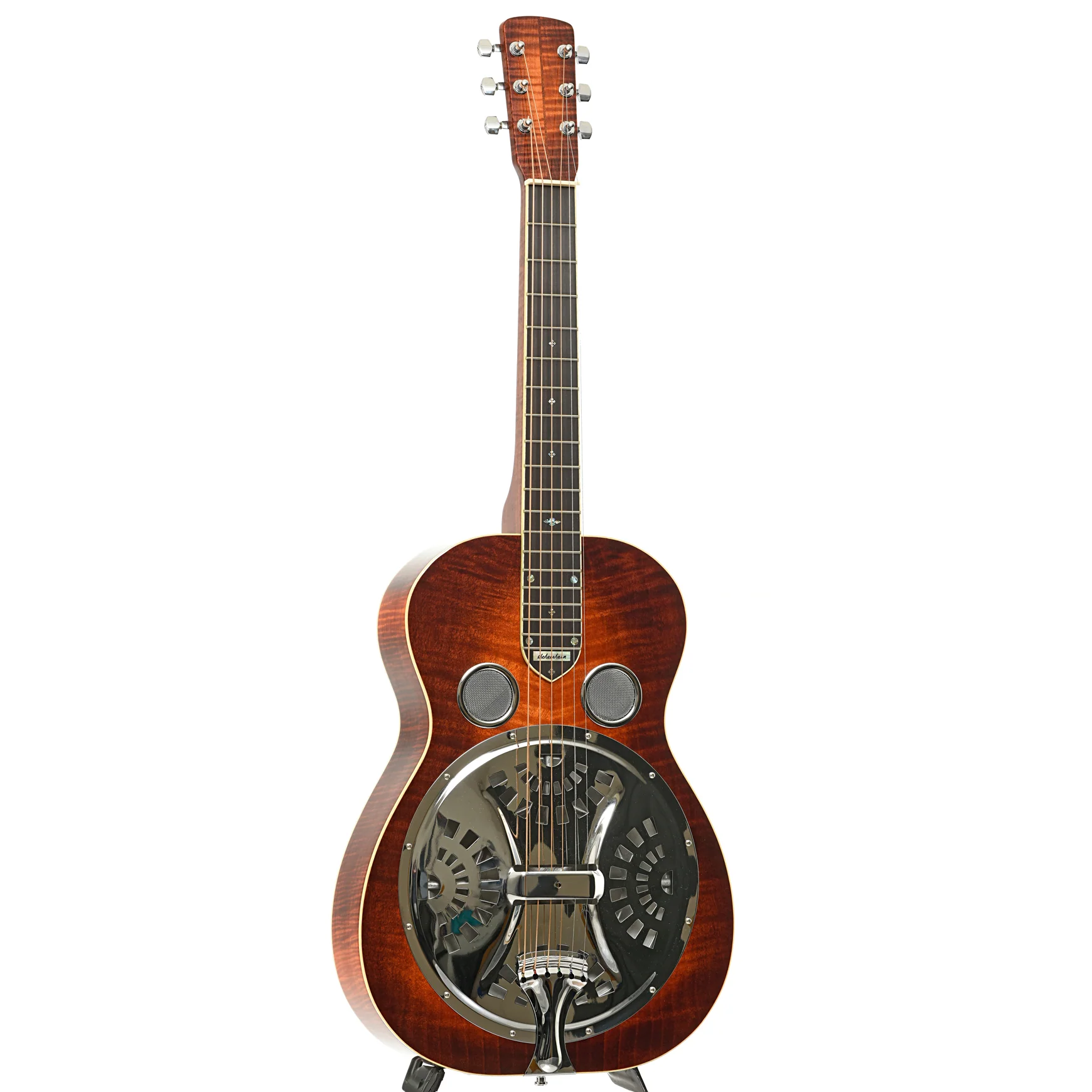 Scheerhorn Maple R Custom Squareneck Resonator Guitar (2001) - Image 4