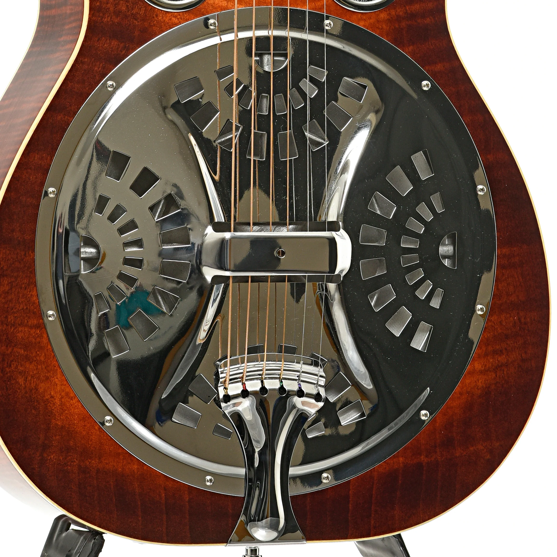 Scheerhorn Maple R Custom Squareneck Resonator Guitar (2001) - Image 5