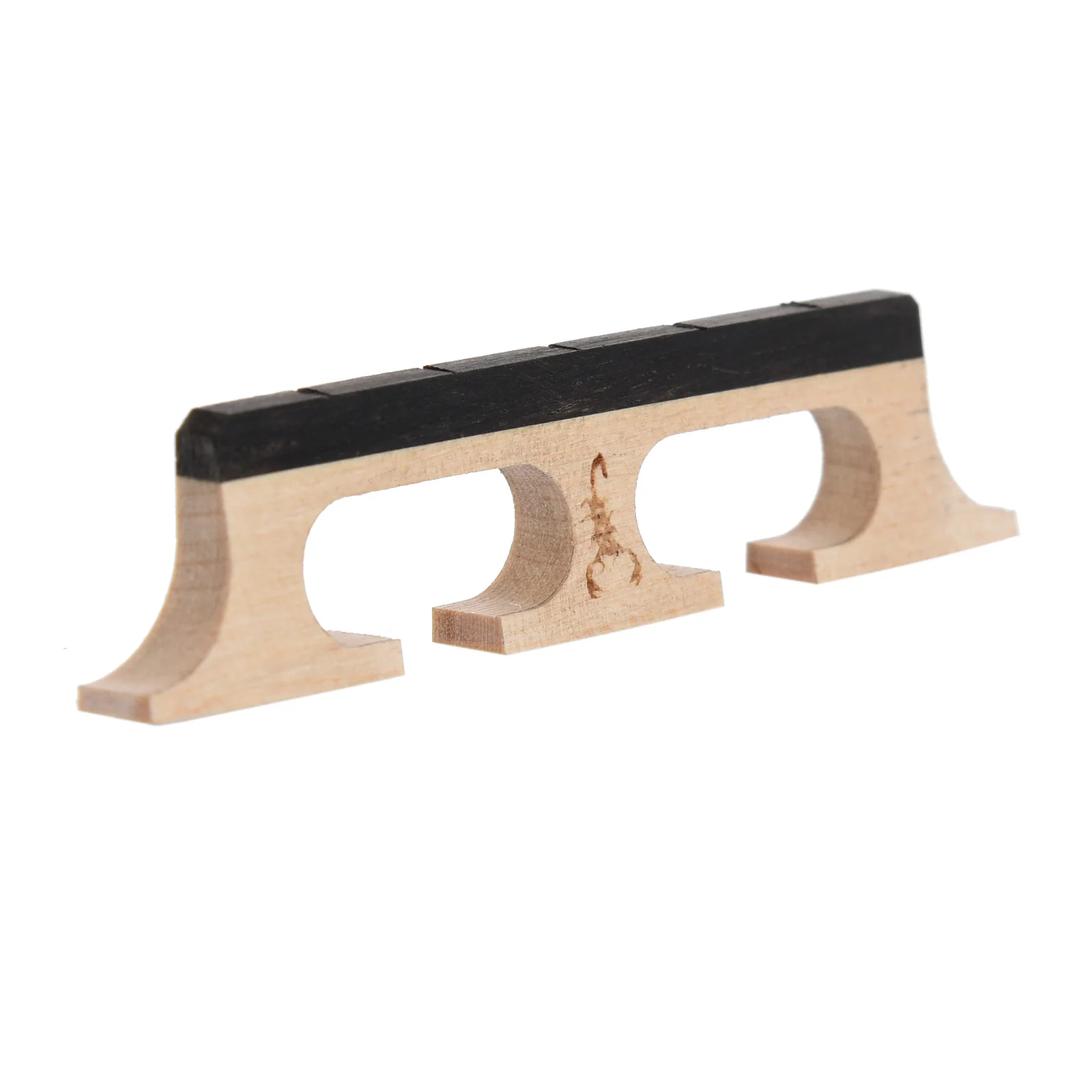 Scorpion Maple 5-String Banjo Bridge, 11/16" Height, Standard Spacing - Image 2