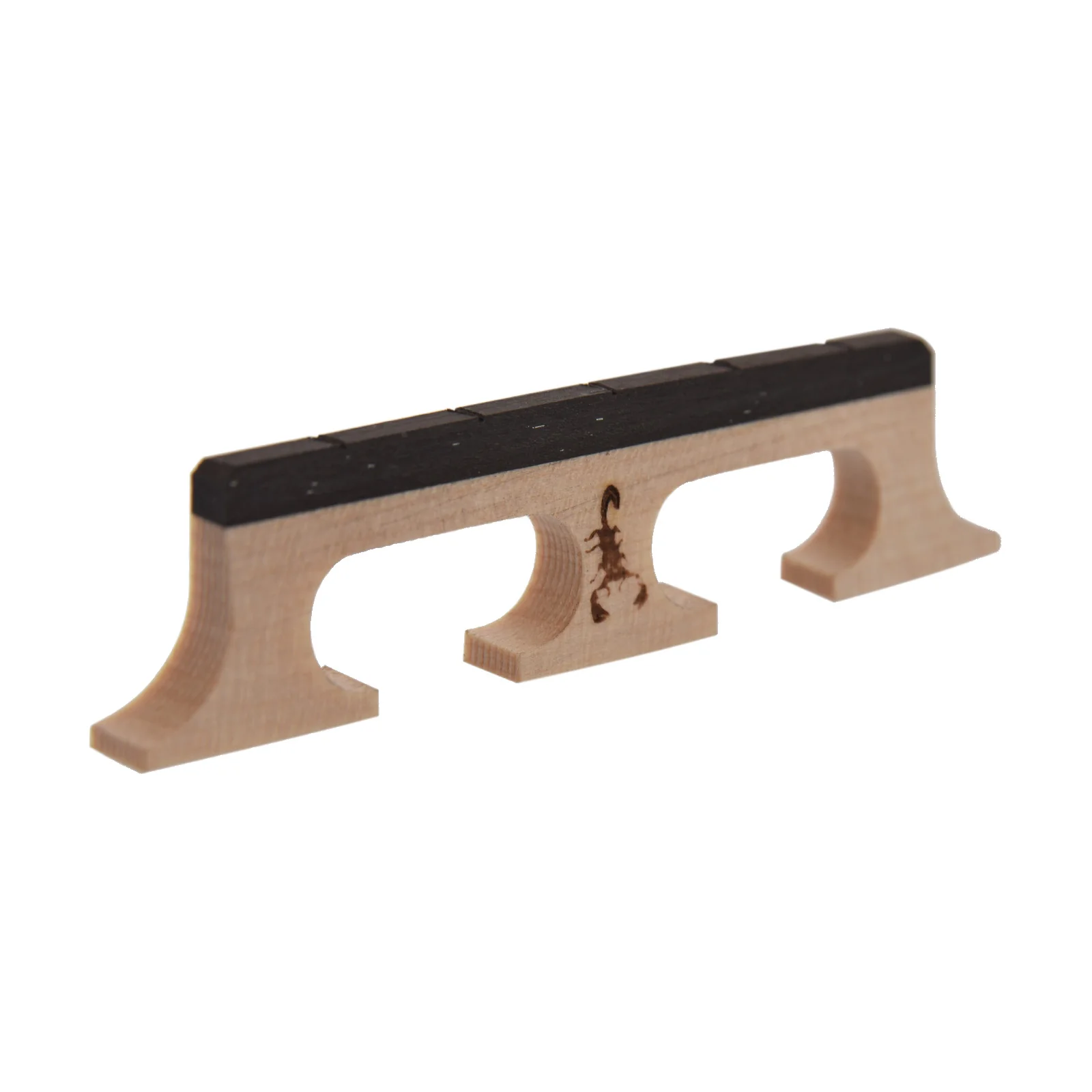 Scorpion Old-Time Banjo Bridge, .656" (21/32") Tall, Standard Spacing - Image 2
