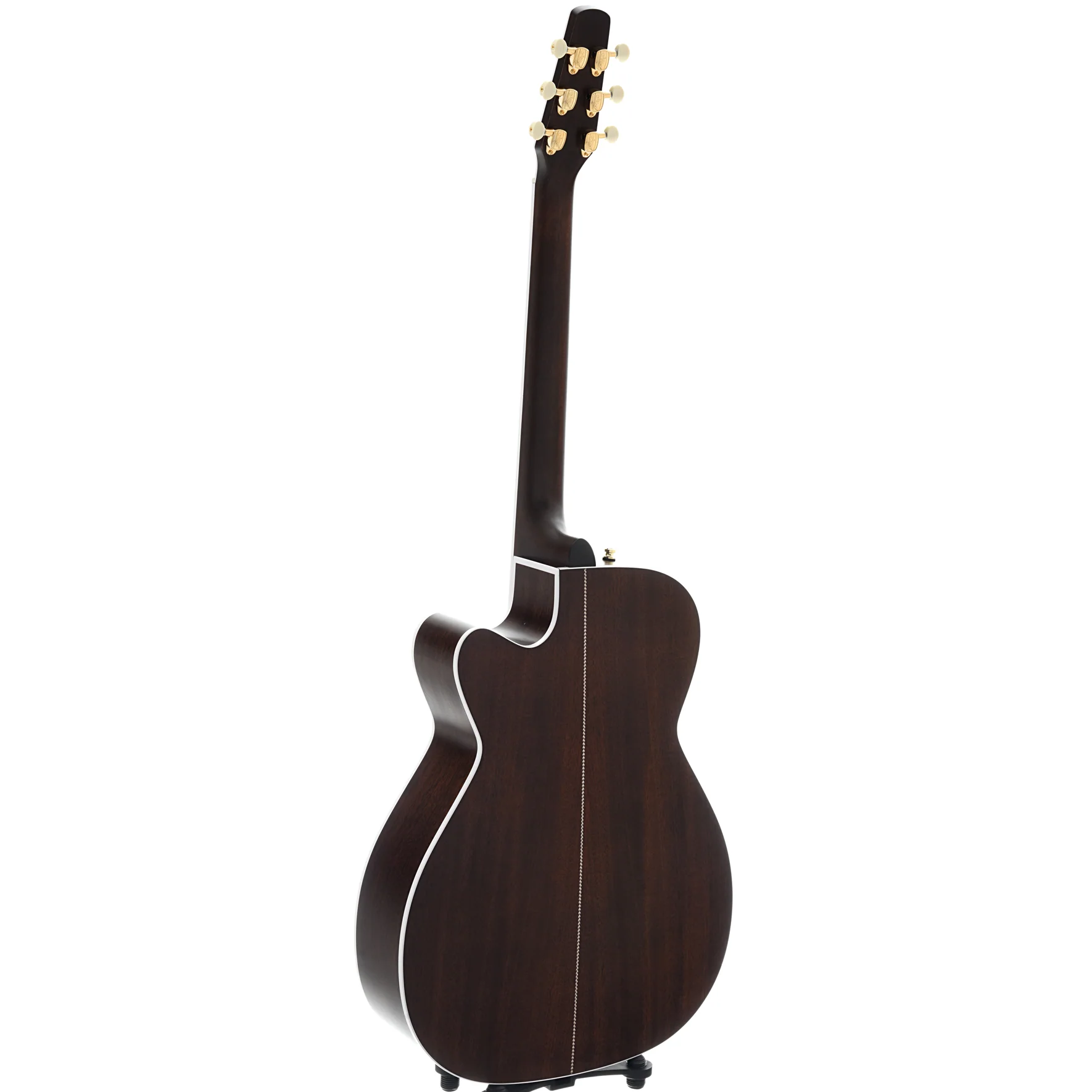Seagull Artist Mosaic Concert Hall Bourbon Burst Acoustic Guitar - Image 12