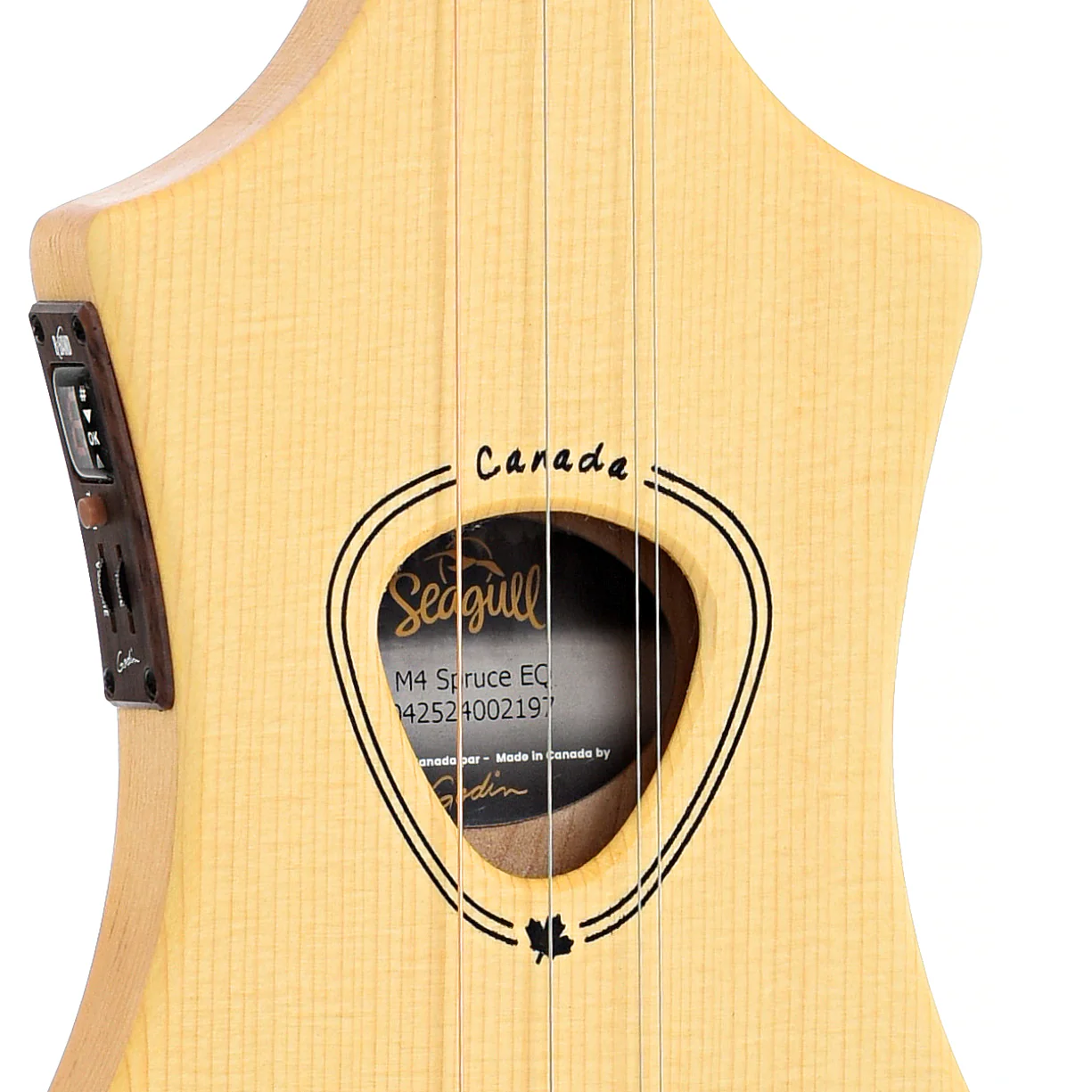 Seagull M4 "Merlin" 4-String Diatonic Acoustic Instrument with Pickup - Image 6