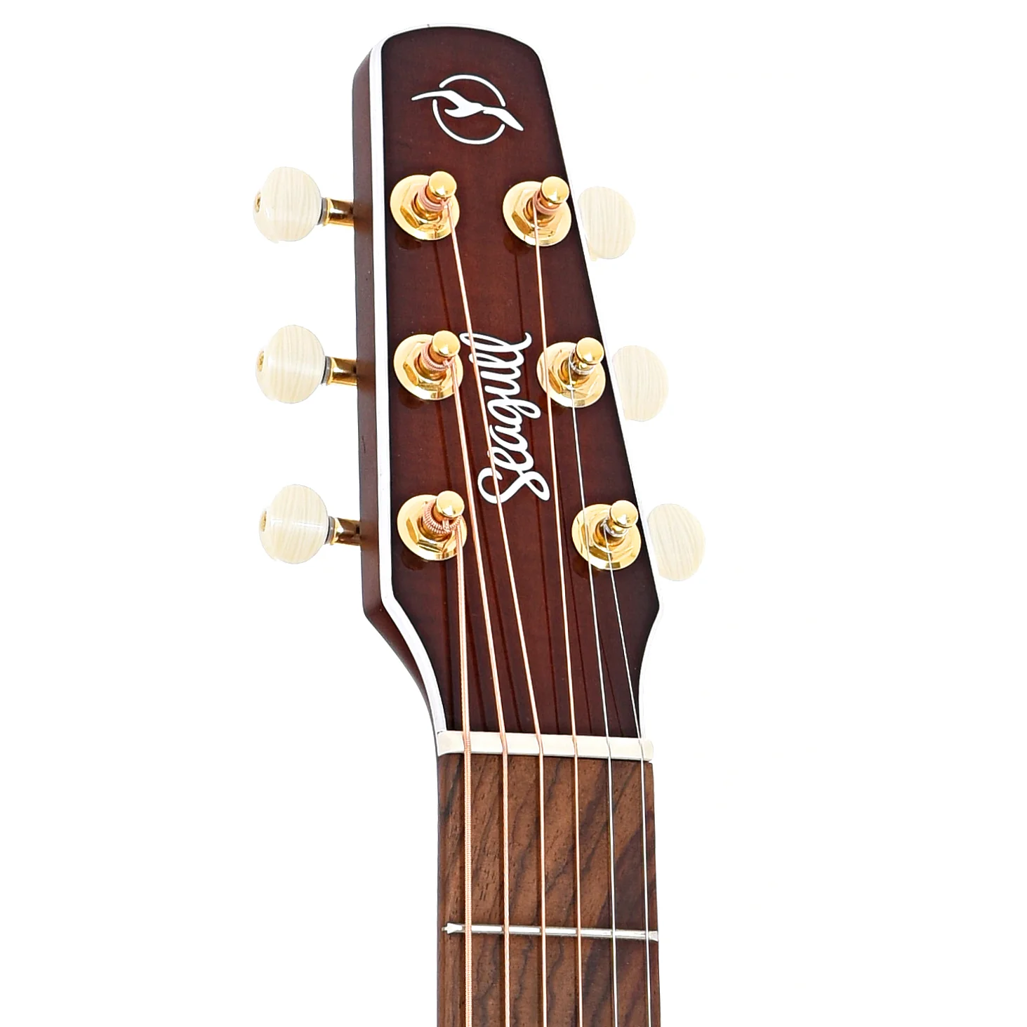 Seagull Performer Cutaway Concert Hall Burnt Umber Guitar & Gigbag - Image 7
