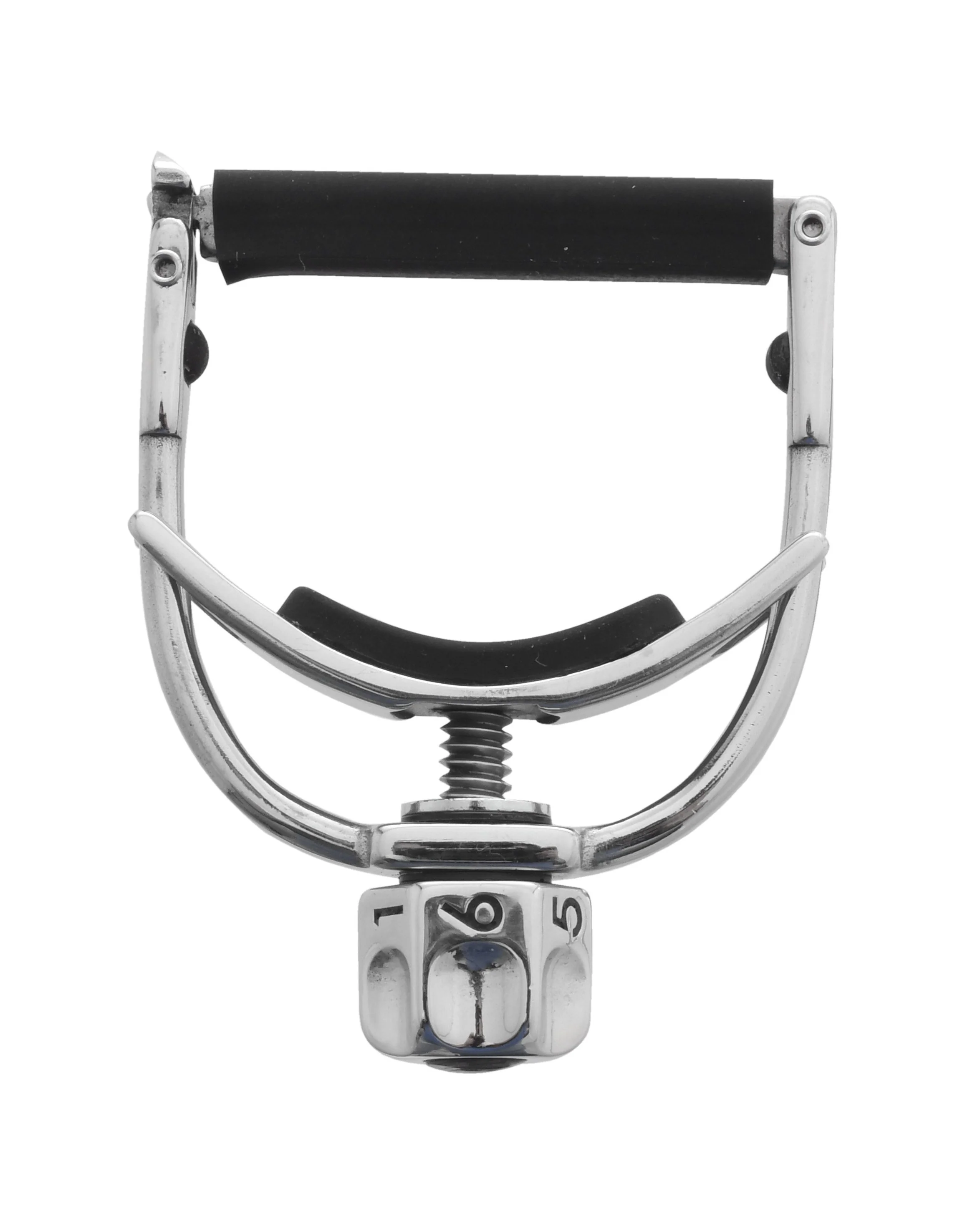 Shubb F5 Fine Tune Banjo Capo, U-Shaped, Screw Operated, Radiused Fretboard Profile - Image 2