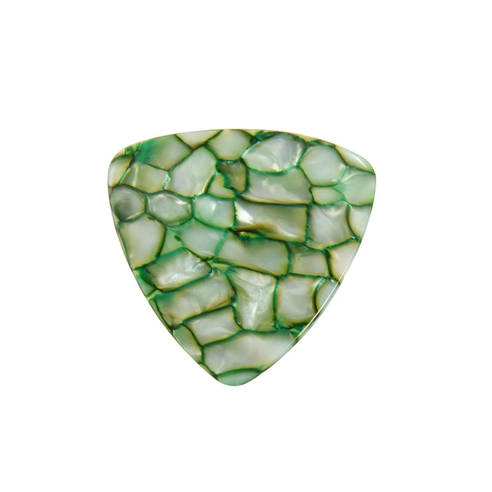 Skeddy Picks Large Triangle Flatpick, Green Pearl Pattern - Image 2