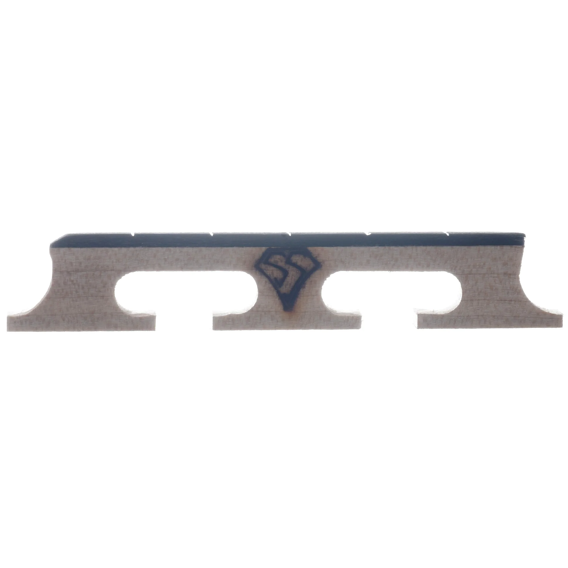 Snuffy Smith New Generation Banjo Bridge, 1/2" High with Standard Spacing - Image 3