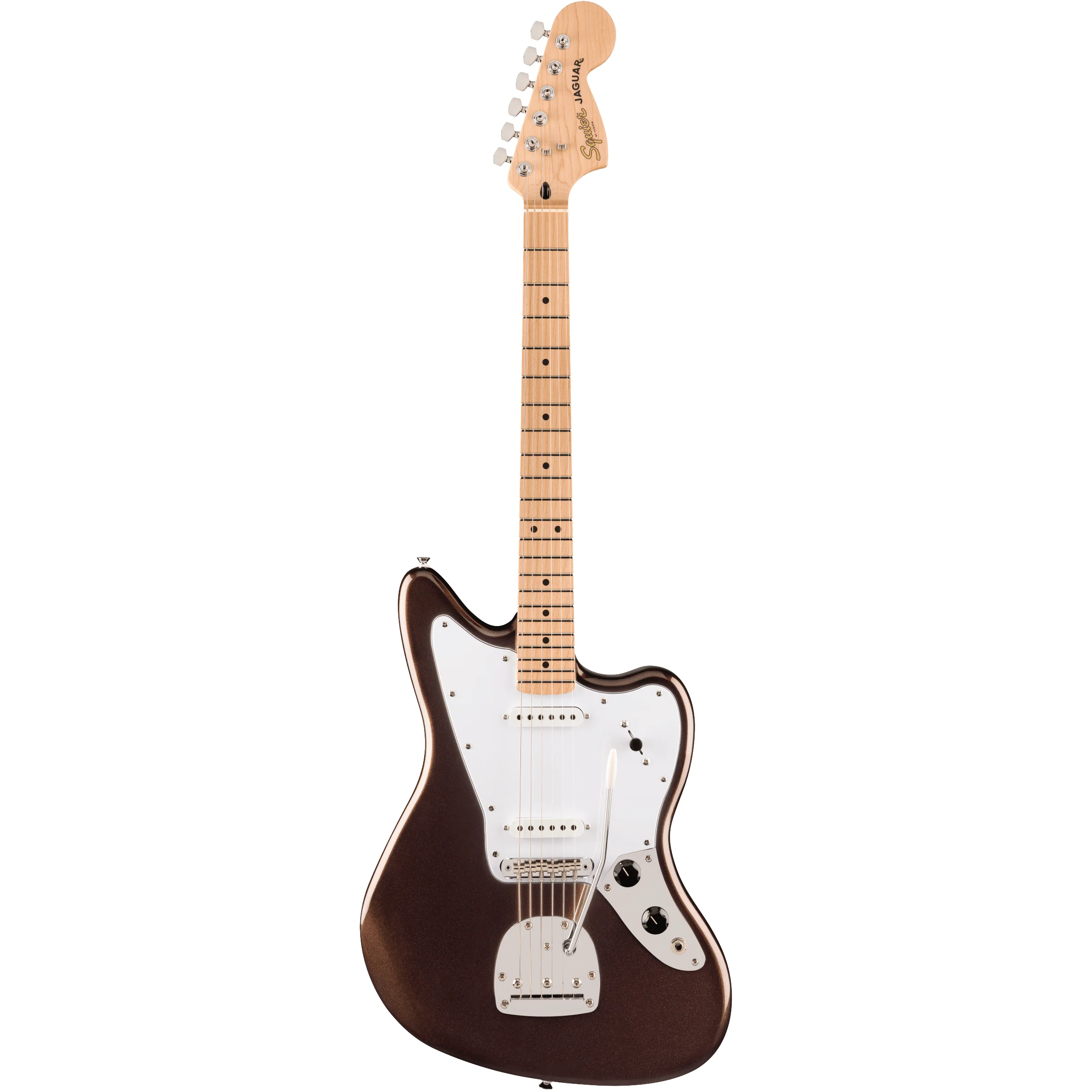 Squier Affinity Series Jaguar, Mystic Metallic Brown - Image 3