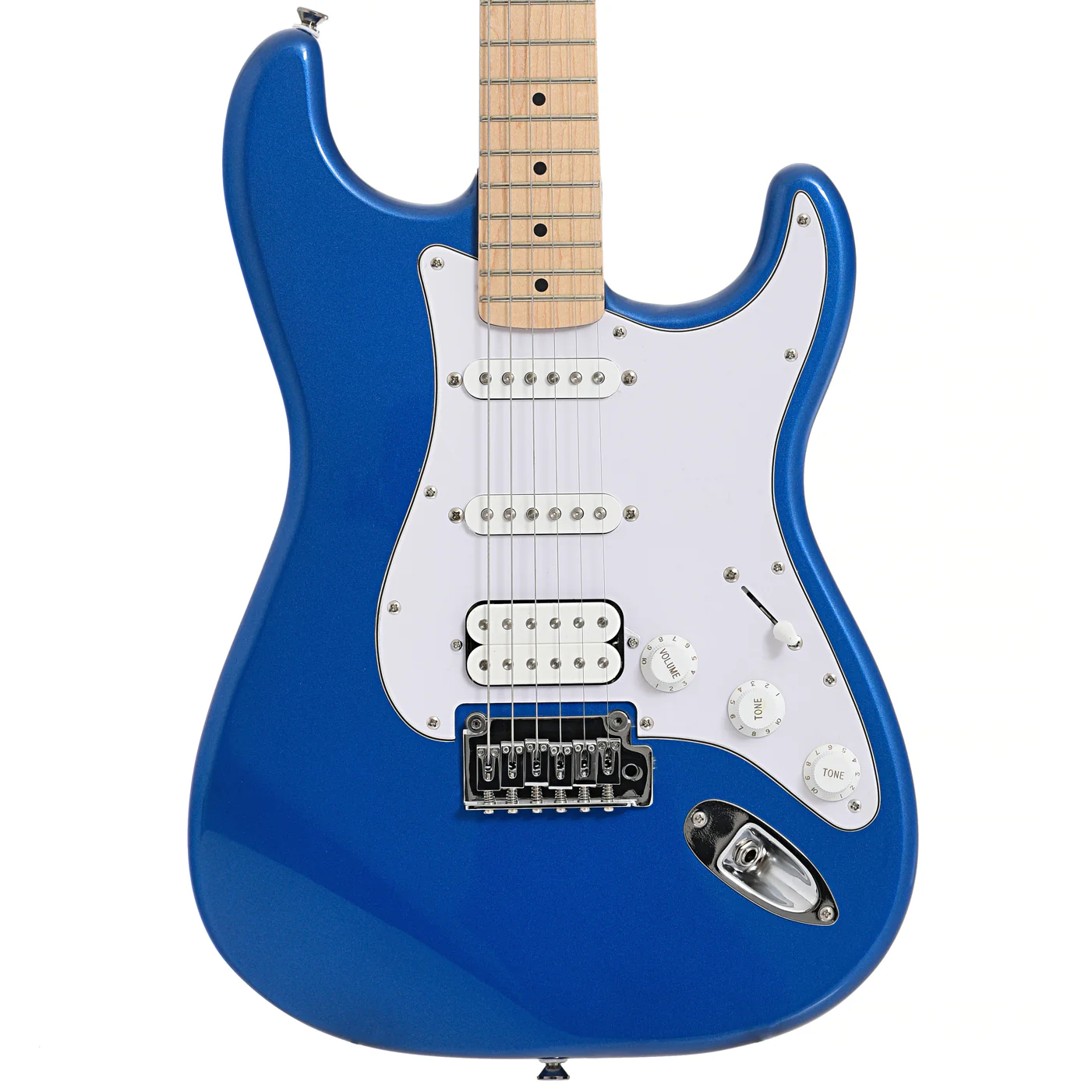 Squier Affinity Series Stratocaster HSS Pack, Lake Placid Blue - Image 2