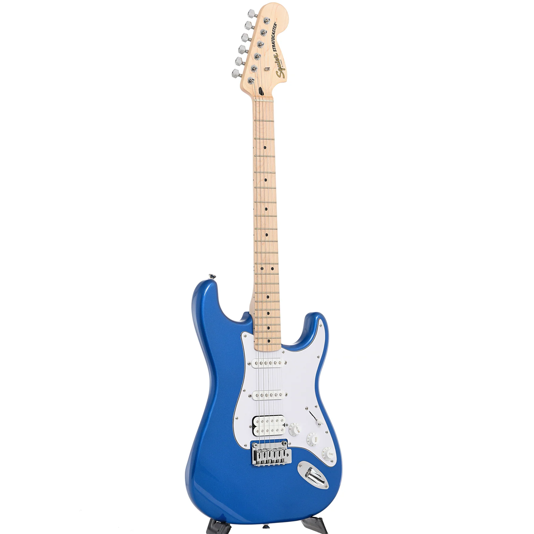 Squier Affinity Series Stratocaster HSS Pack, Lake Placid Blue - Image 3