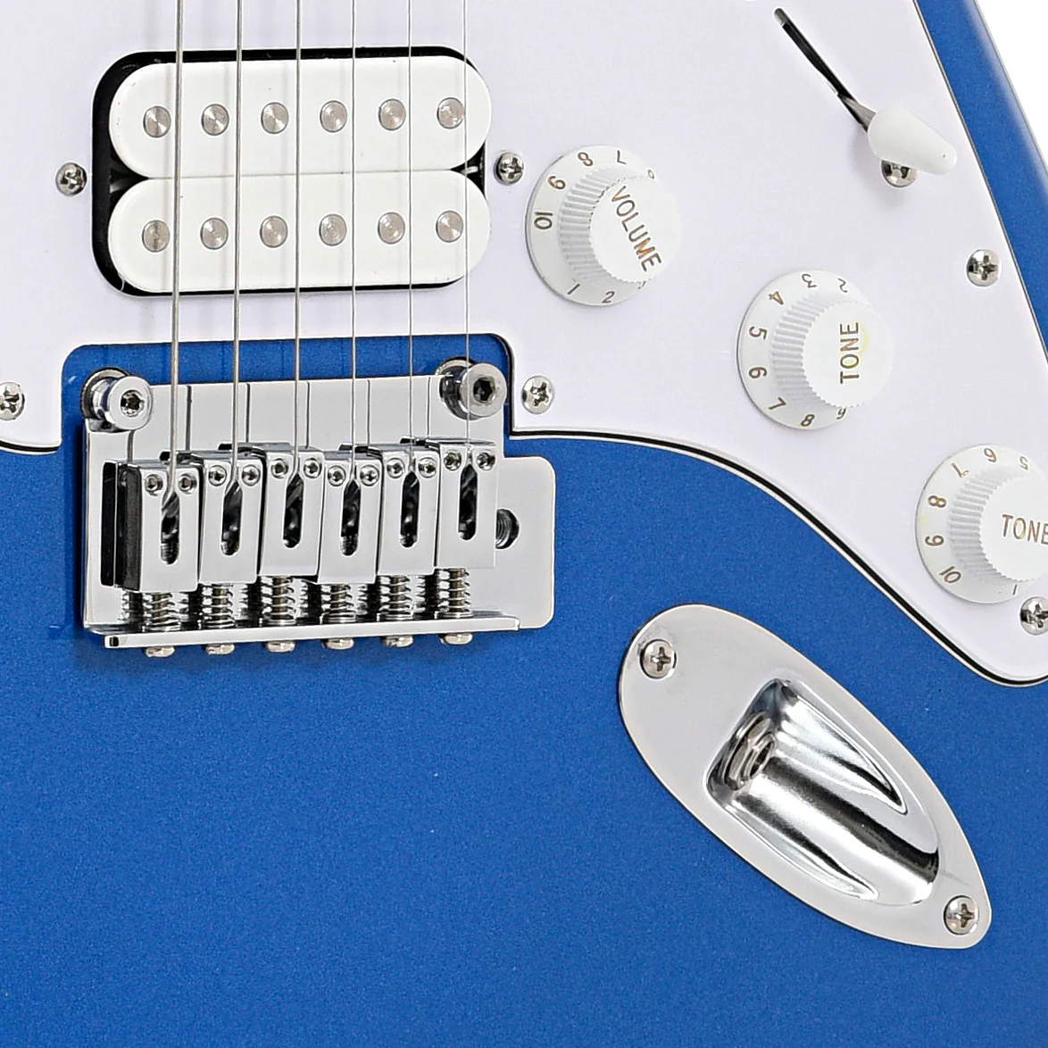 Squier Affinity Series Stratocaster HSS Pack, Lake Placid Blue - Image 5