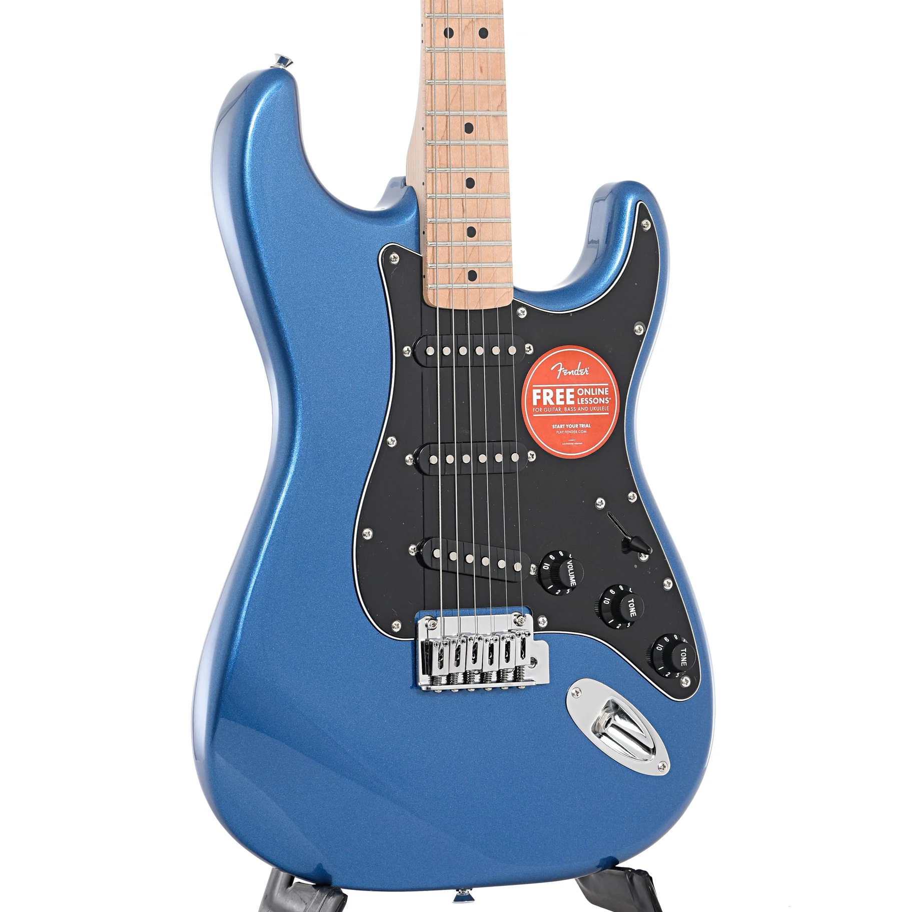 Squier Affinity Series Stratocaster, Lake Placid Blue - Image 4