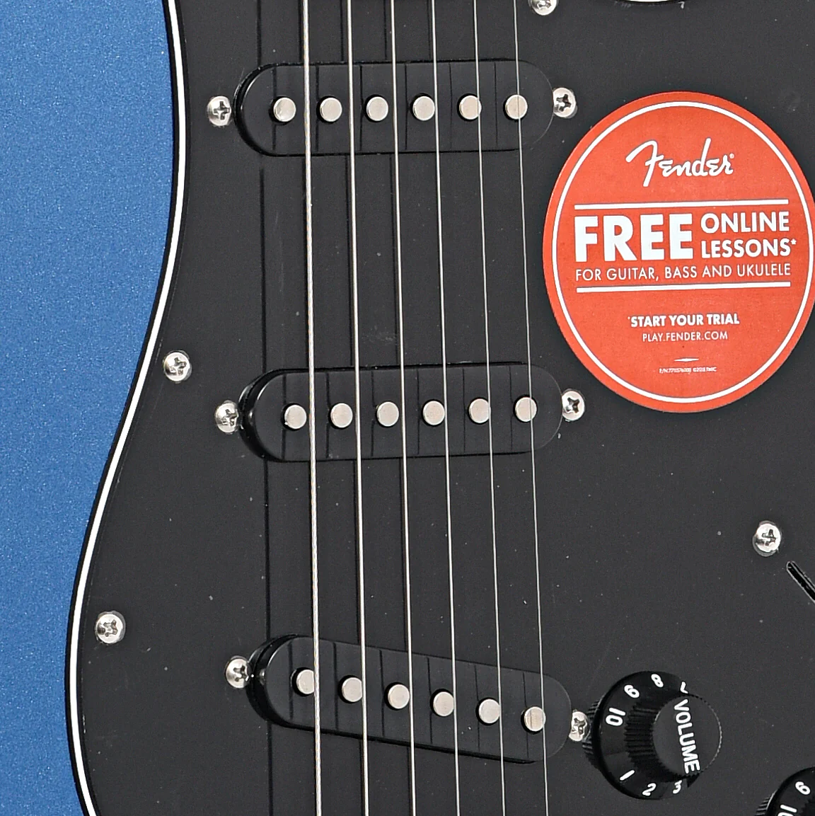 Squier Affinity Series Stratocaster, Lake Placid Blue - Image 6