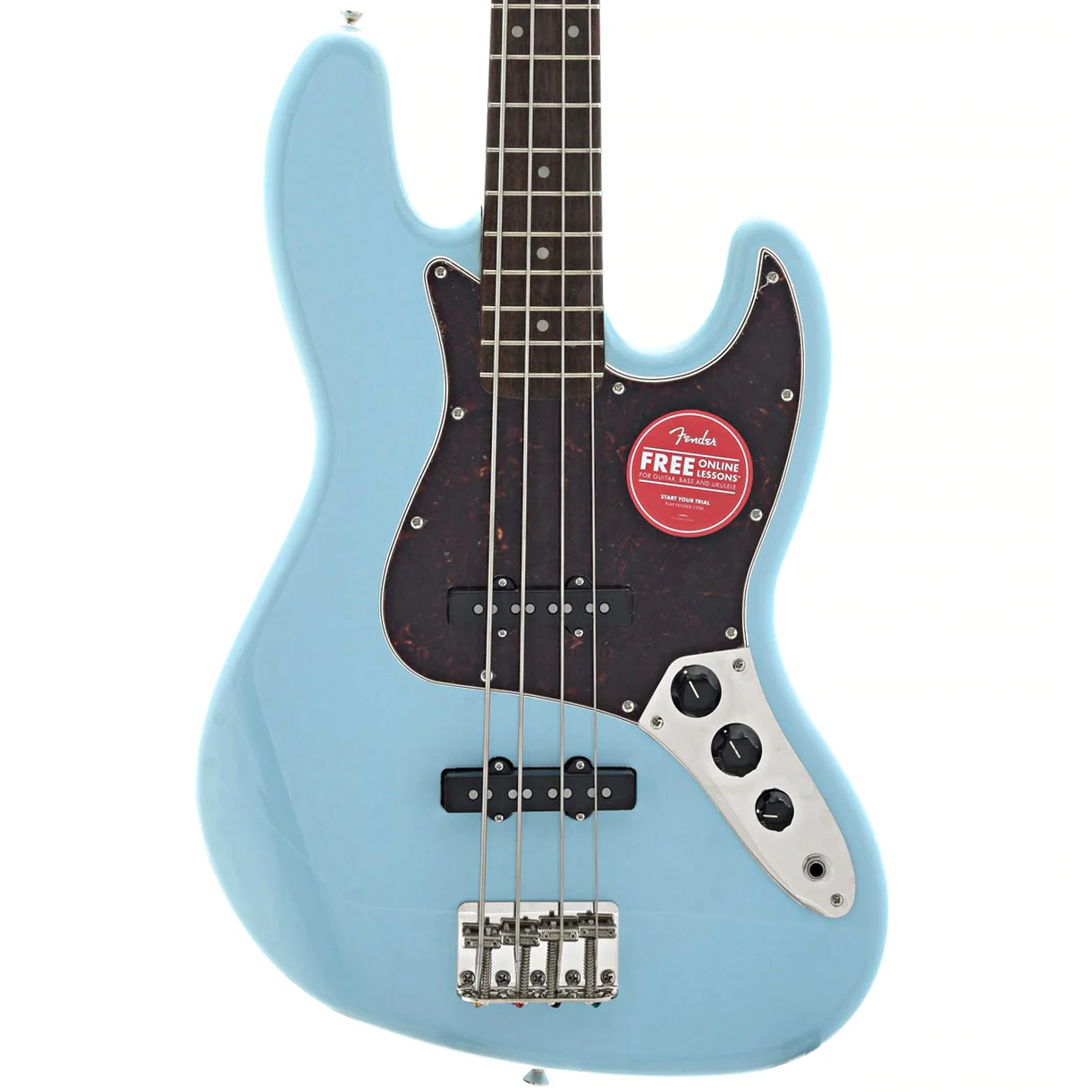 Squier Classic Vibe '60s Jazz Bass, Daphne Blue - Image 2
