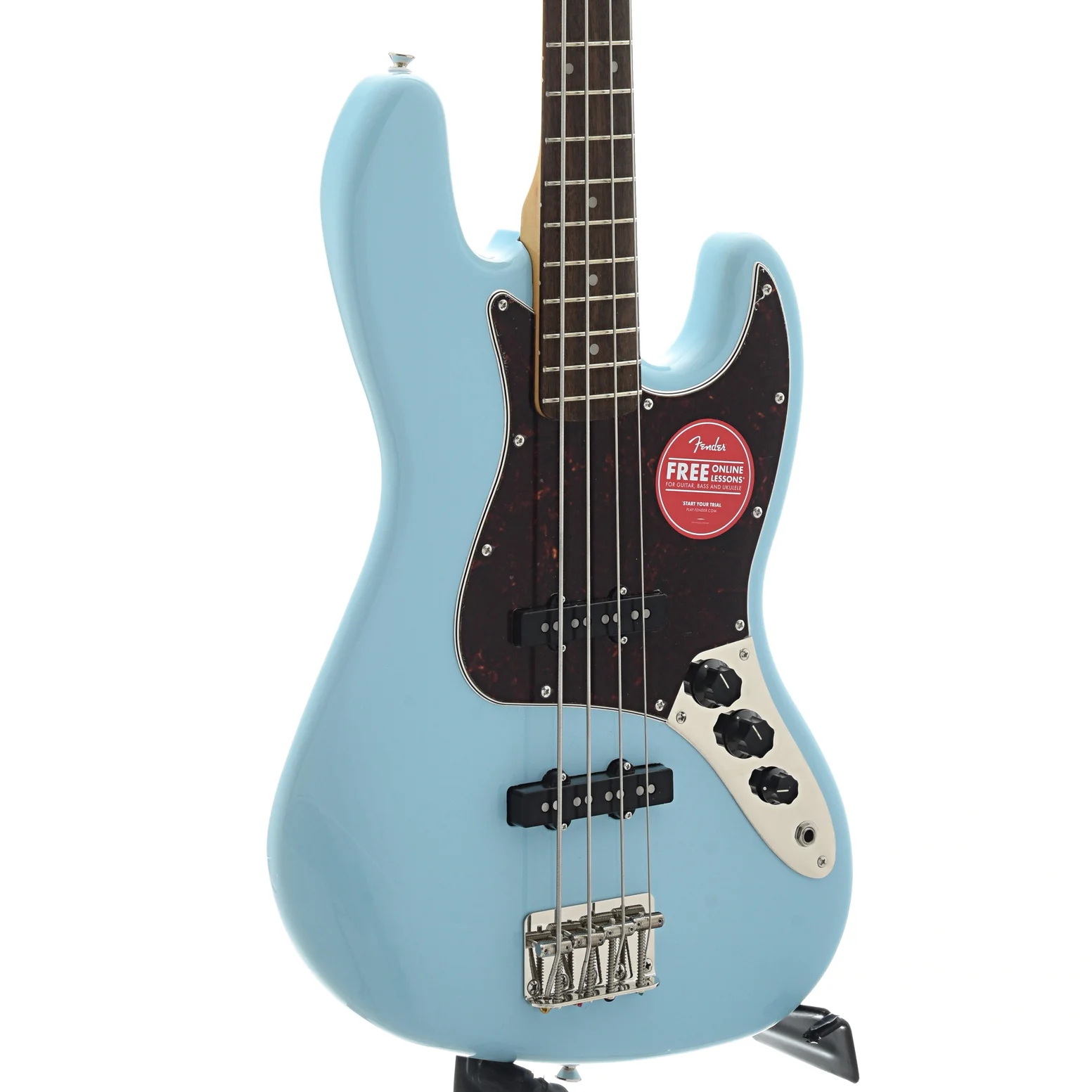 Squier Classic Vibe '60s Jazz Bass, Daphne Blue - Image 4