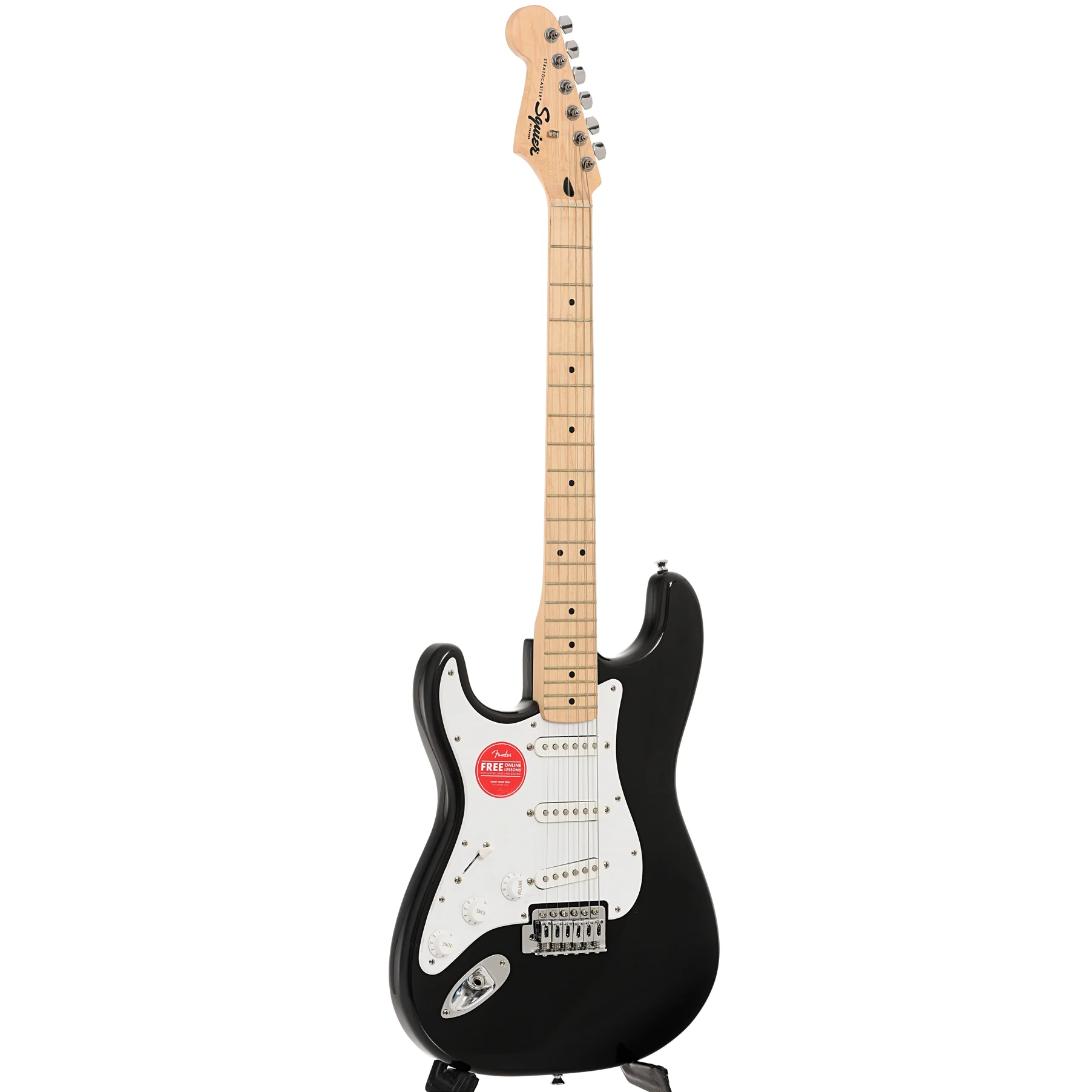 Squier Sonic Stratocaster, Left Handed, Black - Image 3
