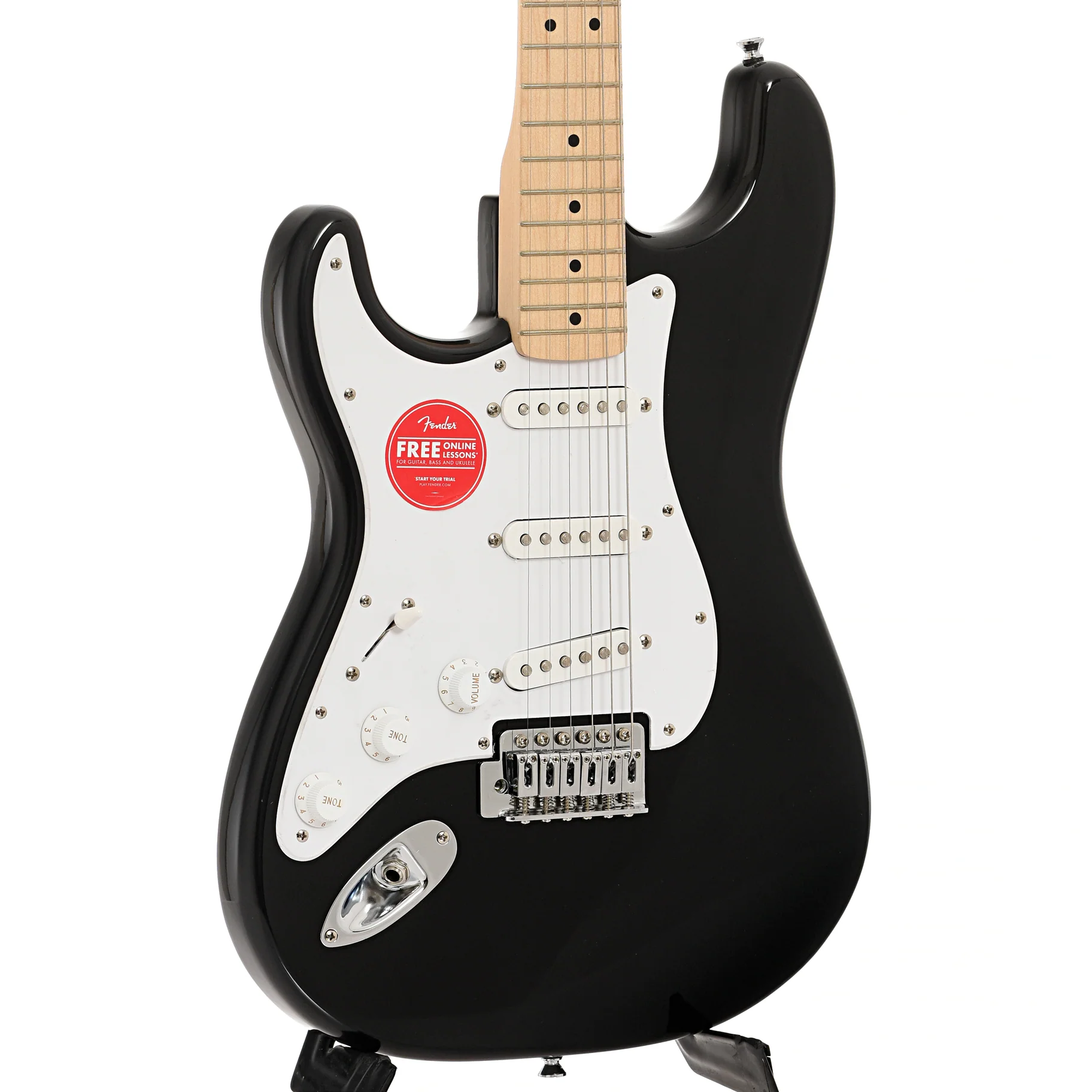 Squier Sonic Stratocaster, Left Handed, Black - Image 4