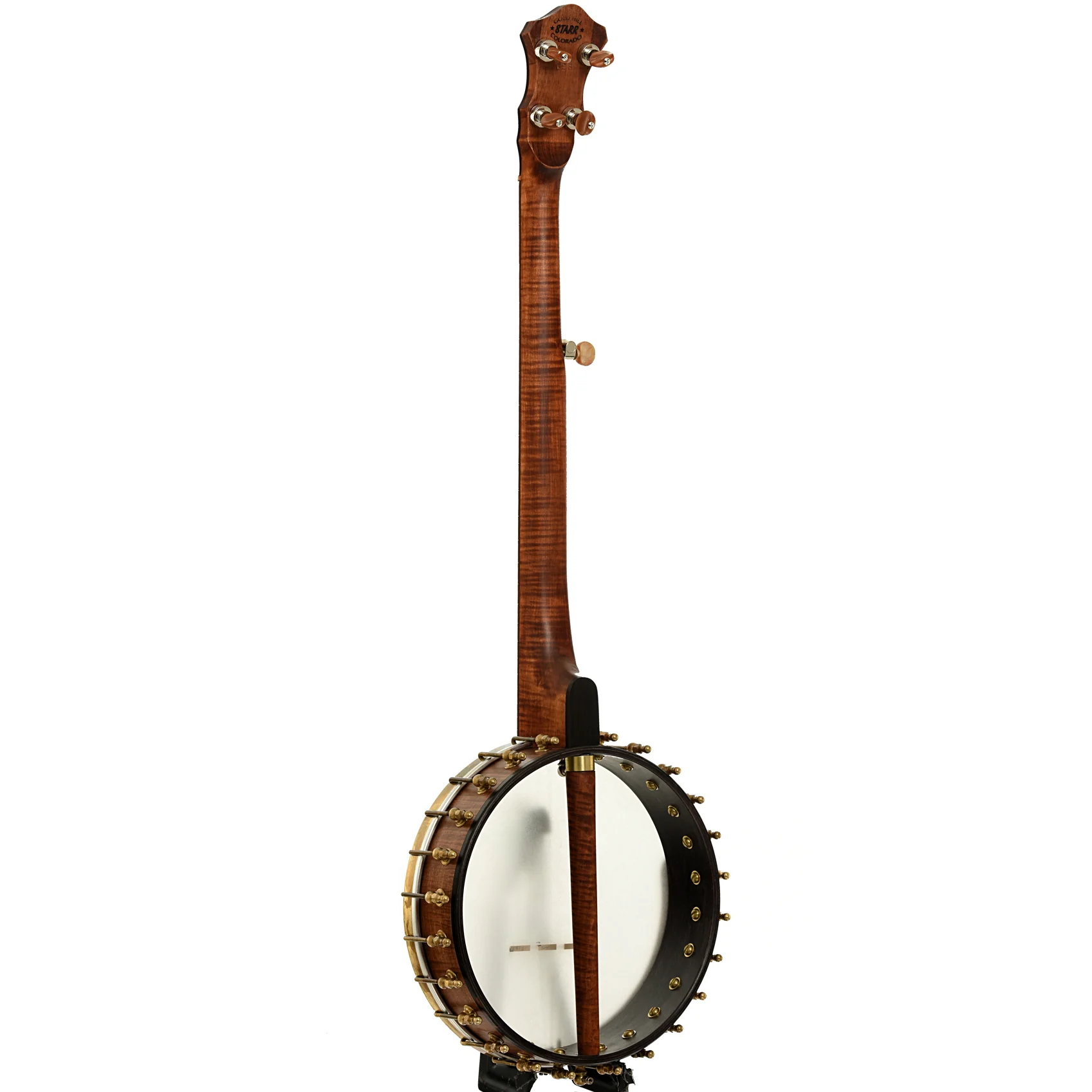 Starr Banjos 11" Openback Banjo & Gigbag, Curly Maple - Image 12