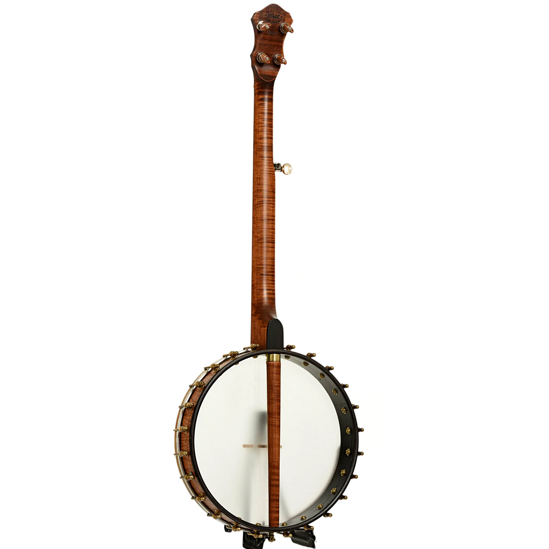 Starr Banjos 13" Openback Banjo & Gigbag, Curly Maple - Image 13