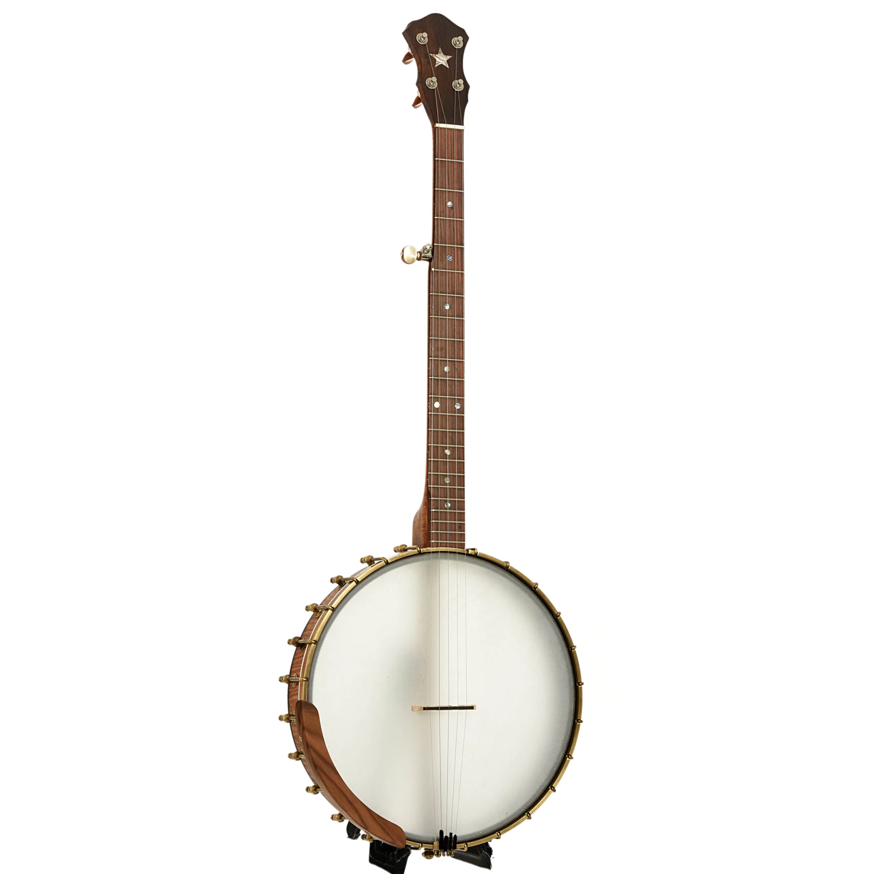 Starr Banjos 13" Openback Banjo & Gigbag, Curly Maple - Image 3