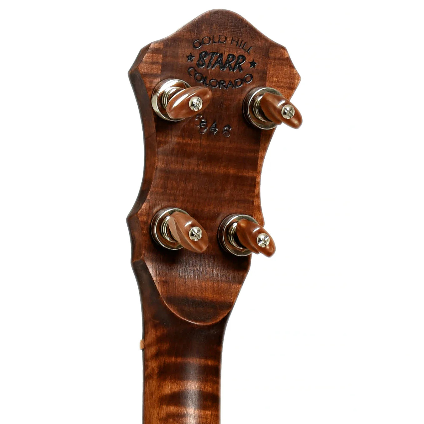 Starr Banjos 13" Openback Banjo & Gigbag, Curly Maple - Image 9