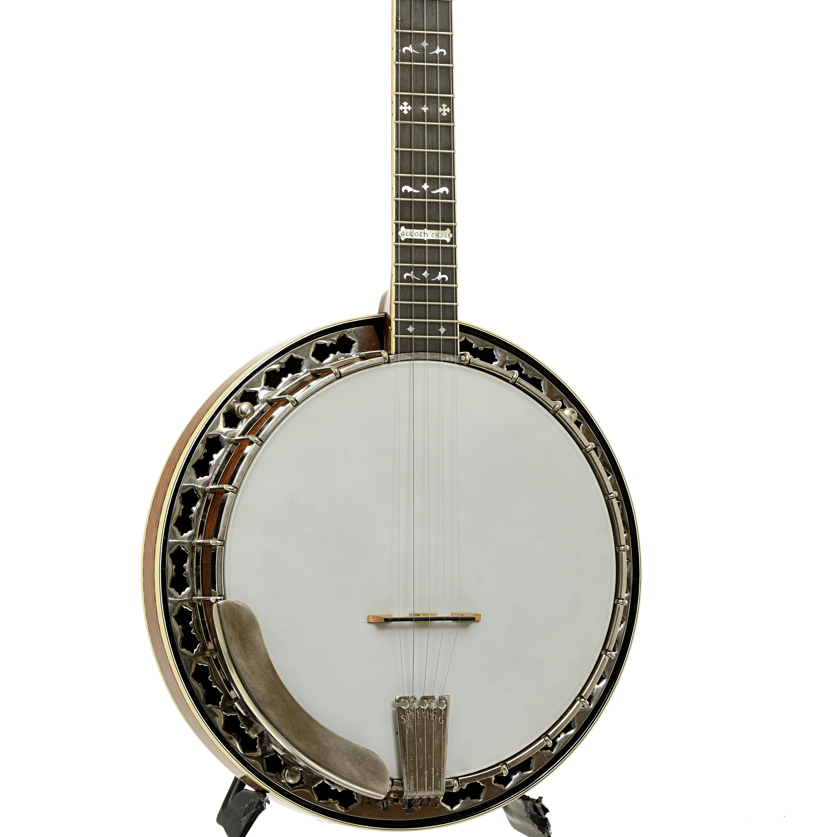 Stelling Golden Cross Walnut Resonator Banjo (1981) - Image 2