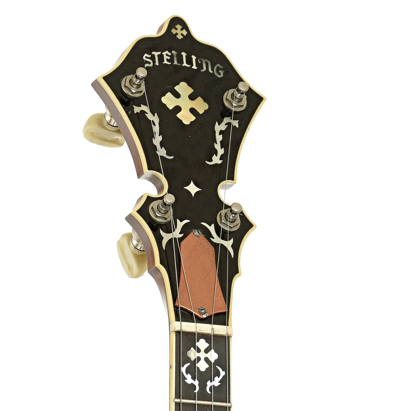 Stelling Golden Cross Walnut Resonator Banjo (1981) - Image 8