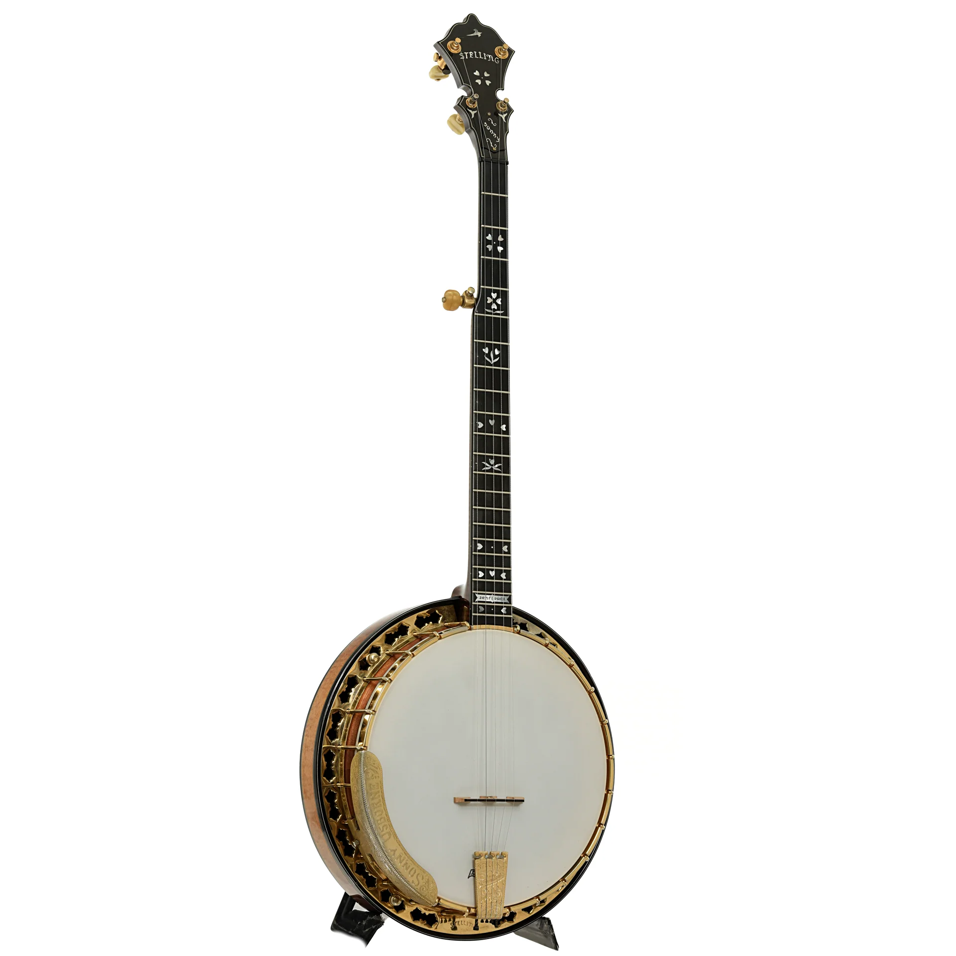 Stelling Sonny Osborne Sonflower Prototype Resonator Banjo (1979) - Image 3
