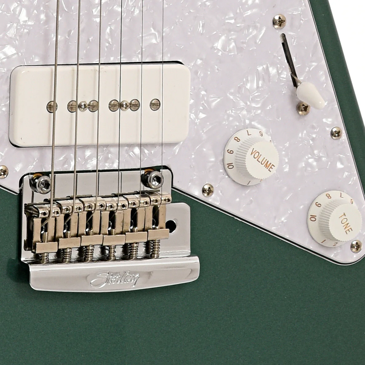Sterling by Music Man Albert Lee AL40P Electric Guitar, Sherwood Green - Image 5