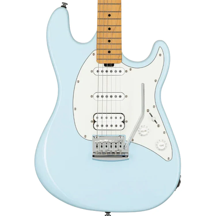 Sterling by Music Man Cutlass Classic HSS Electric Guitar, Daphne Blue - Image 2