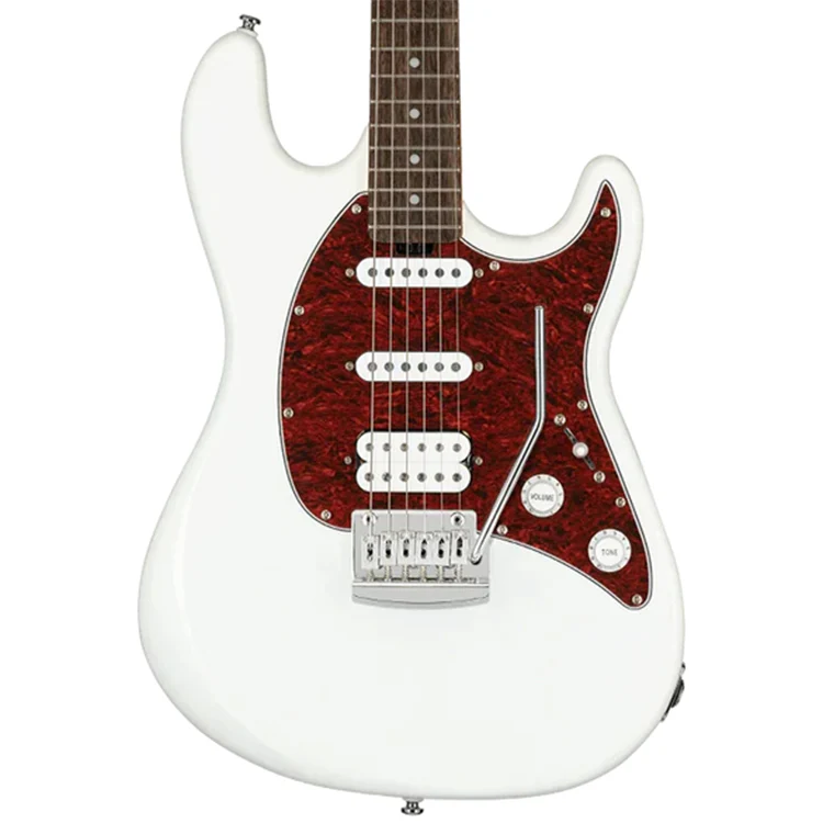 Sterling by Music Man Cutlass Classic HSS Electric Guitar, Olympic White - Image 2