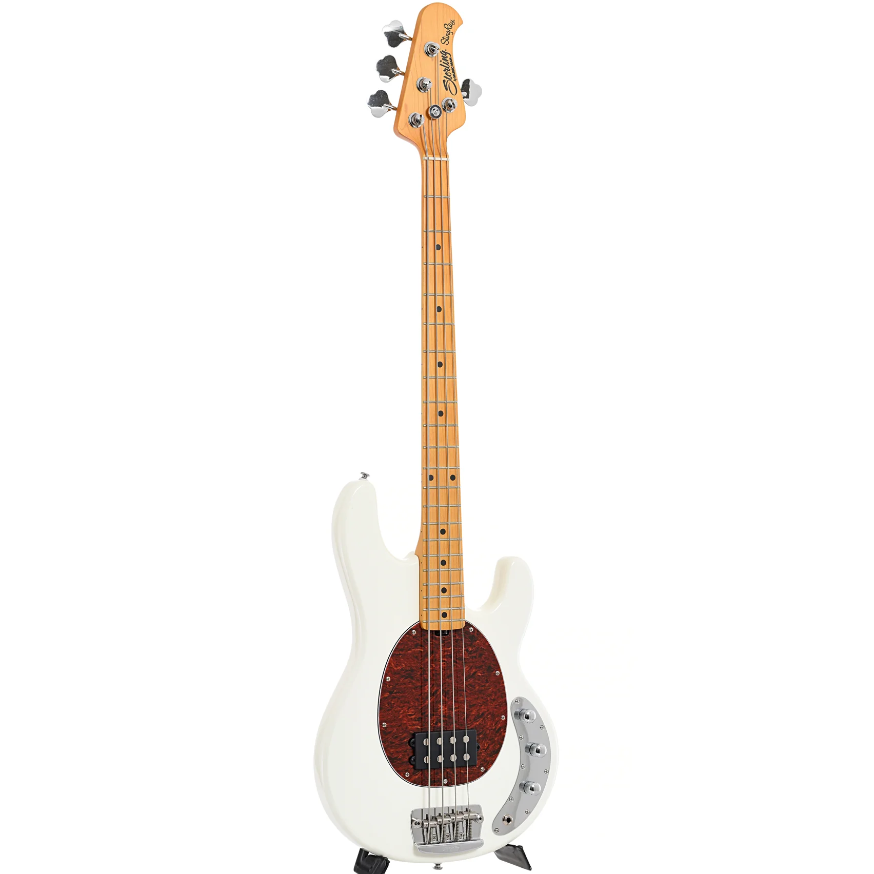 Sterling by Music Man RAY24CA 4-String Bass, Olympic White - Image 3