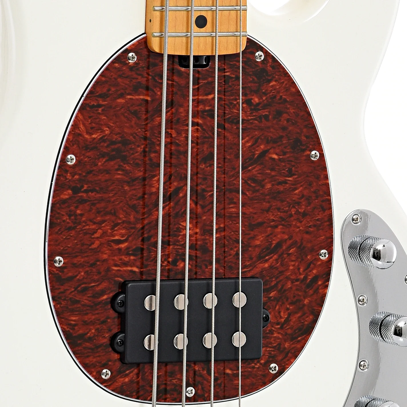 Sterling by Music Man RAY24CA 4-String Bass, Olympic White - Image 6