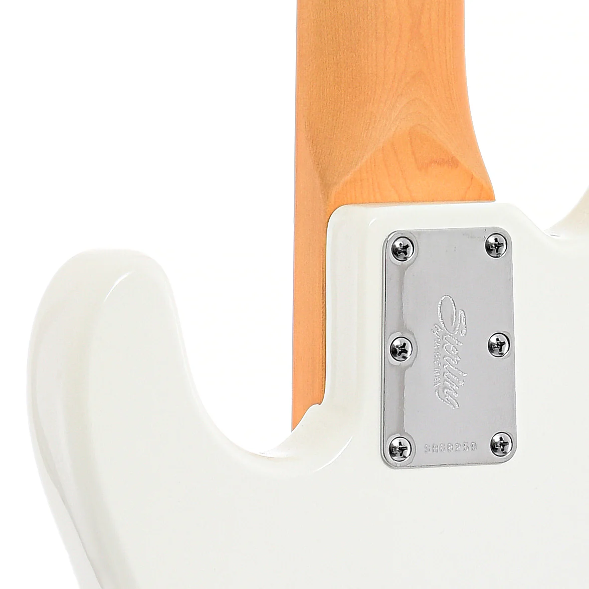 Sterling by Music Man RAY25CA 5-String Bass, Olympic White - Image 10
