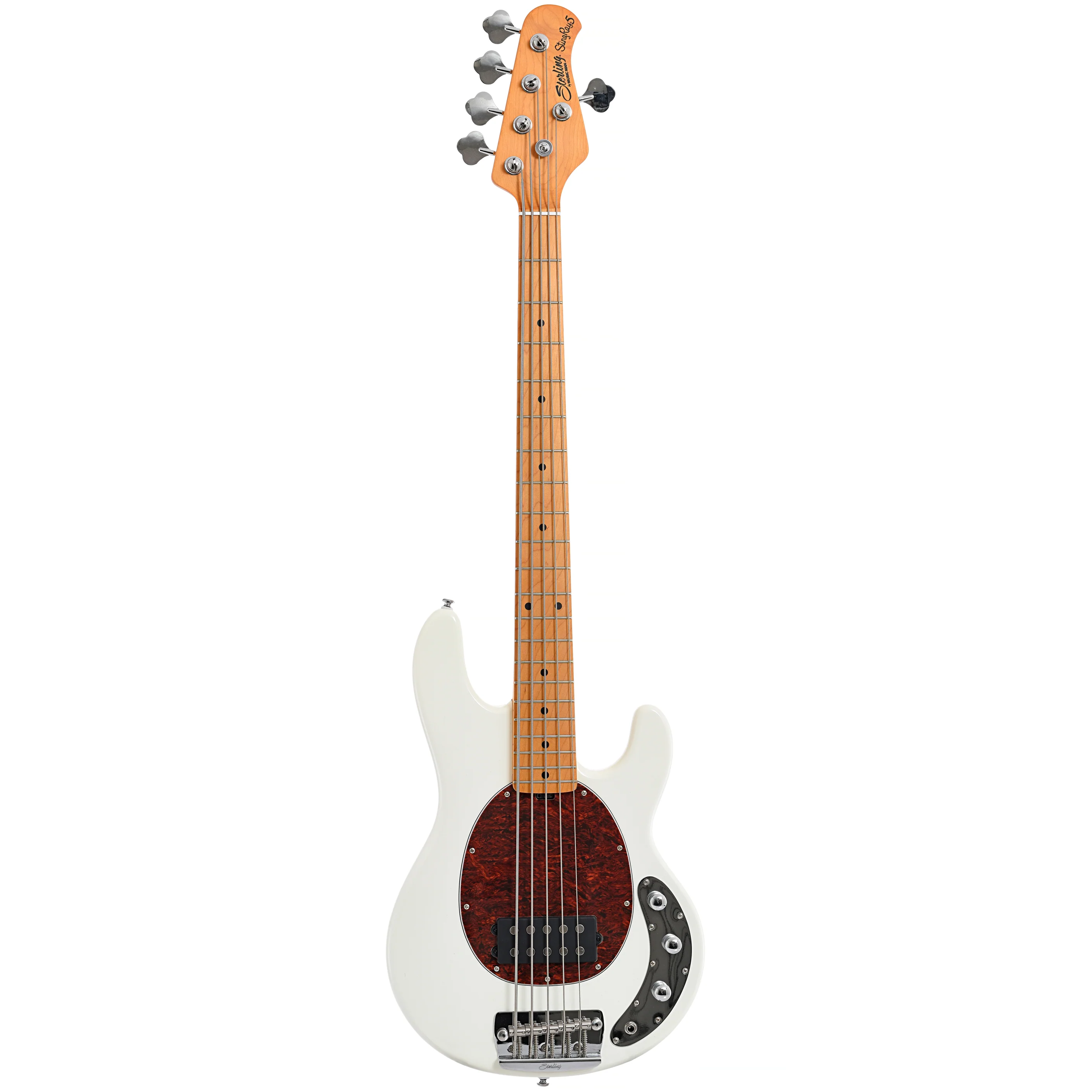 Sterling by Music Man RAY25CA 5-String Bass, Olympic White - Image 13