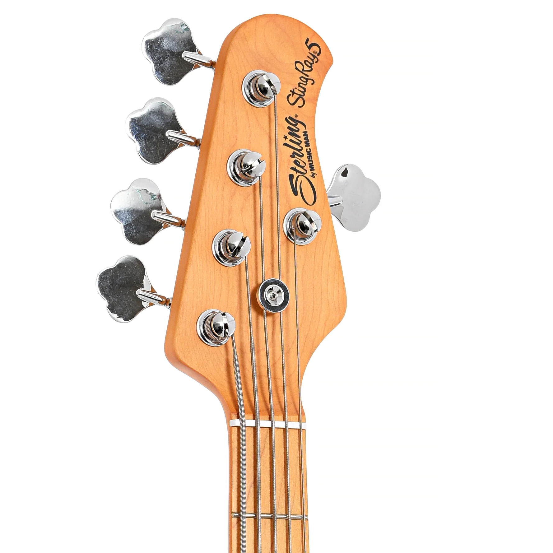 Sterling by Music Man RAY25CA 5-String Bass, Olympic White - Image 8