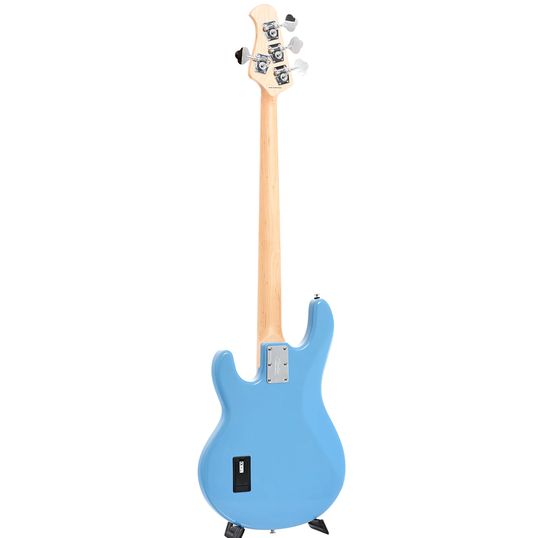 Sterling by Music Man StingRay RAY4 Electric Bass Guitar, Chopper Blue - Image 12