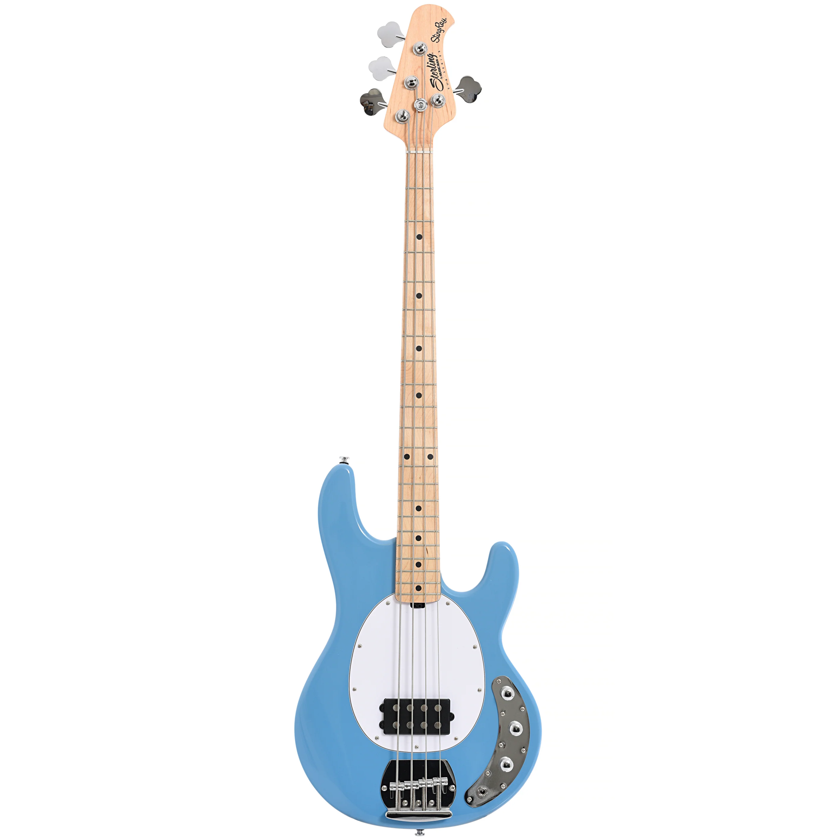 Sterling by Music Man StingRay RAY4 Electric Bass Guitar, Chopper Blue - Image 13