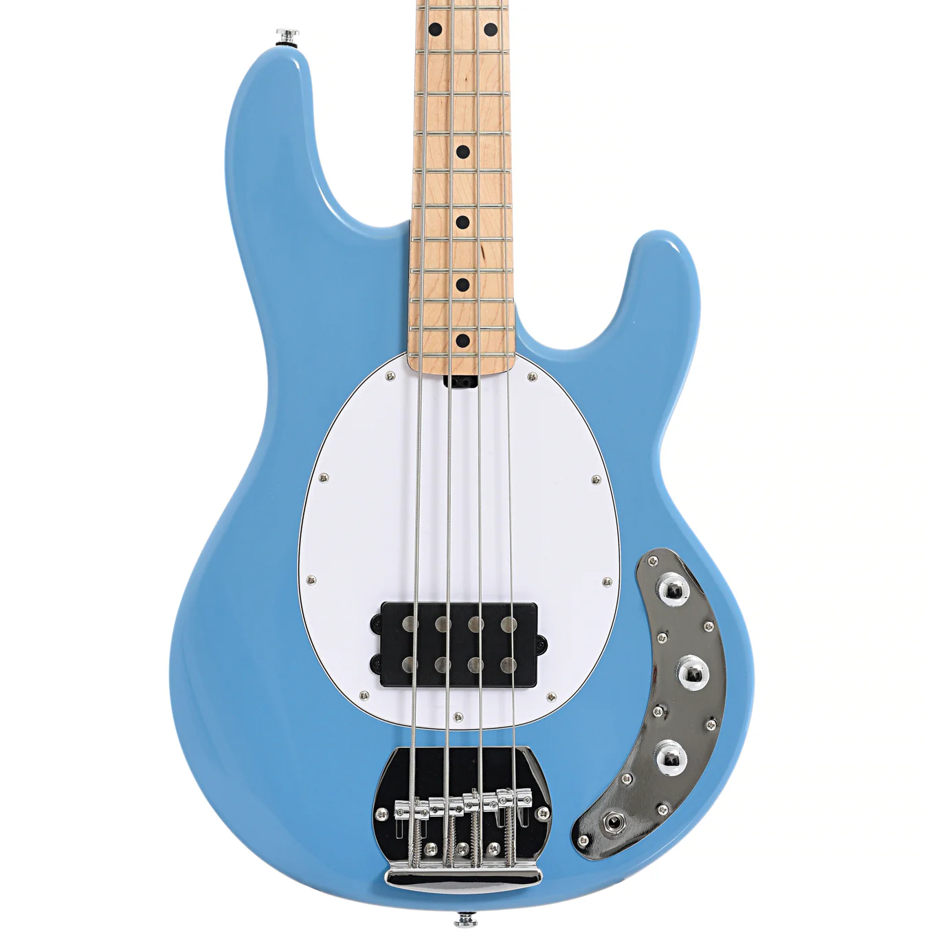 Sterling by Music Man StingRay RAY4 Electric Bass Guitar, Chopper Blue - Image 2