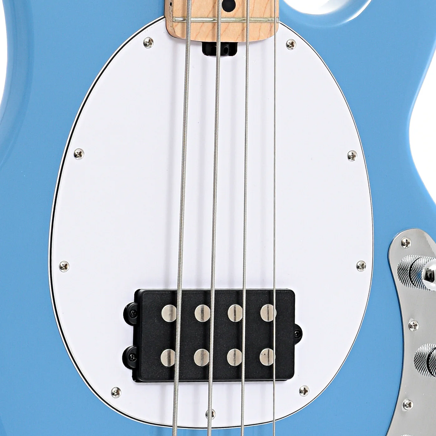 Sterling by Music Man StingRay RAY4 Electric Bass Guitar, Chopper Blue - Image 6