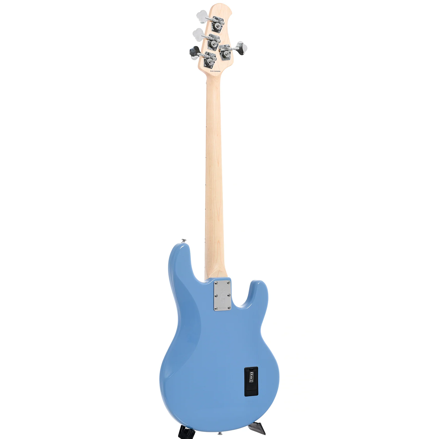 Sterling by Music Man StingRay RAY4 Left Handed Electric Bass Guitar, Chopper Blue - Image 12