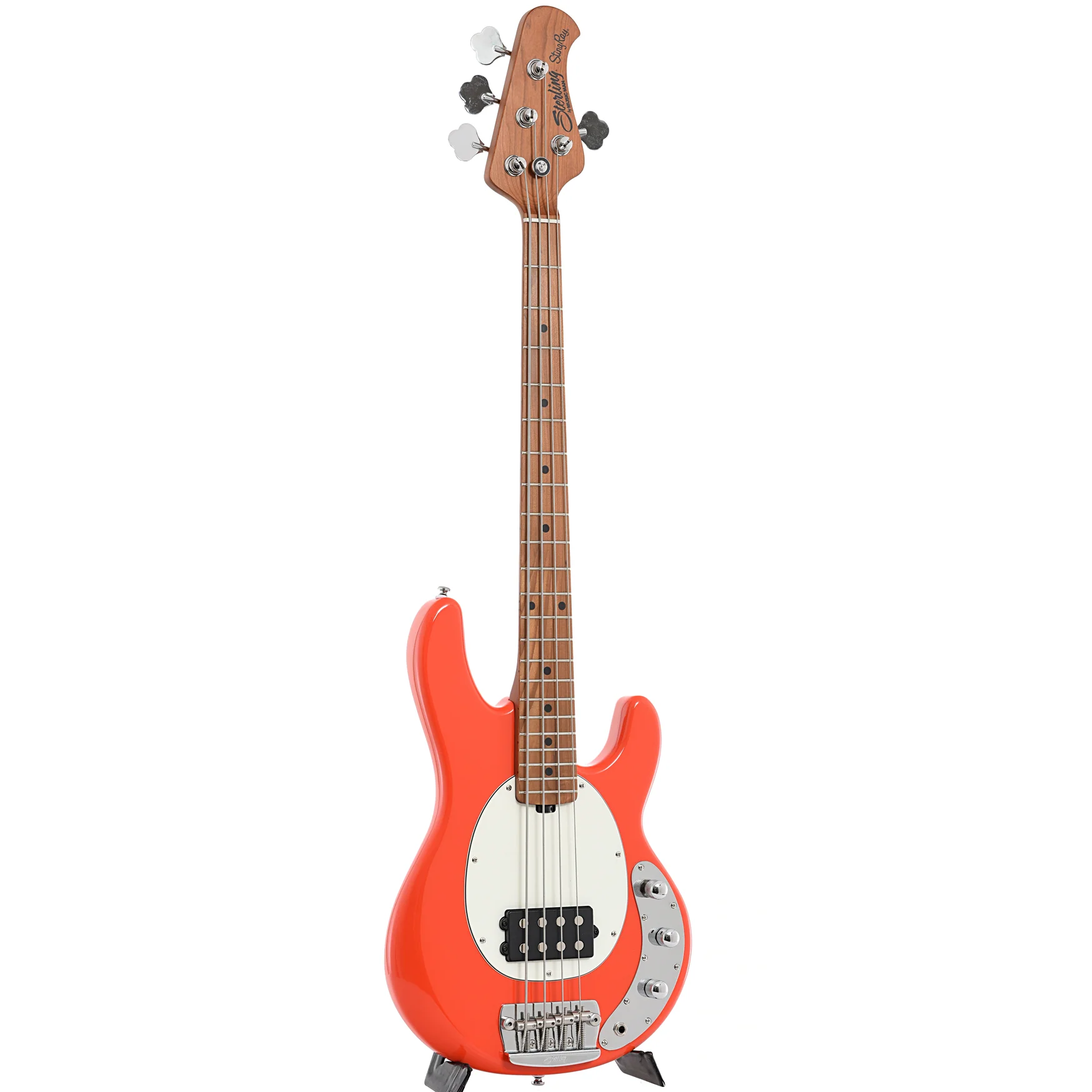 Sterling by Music Man RAYSS4 Short Scale 4-String Bass, Fiesta Red - Image 3
