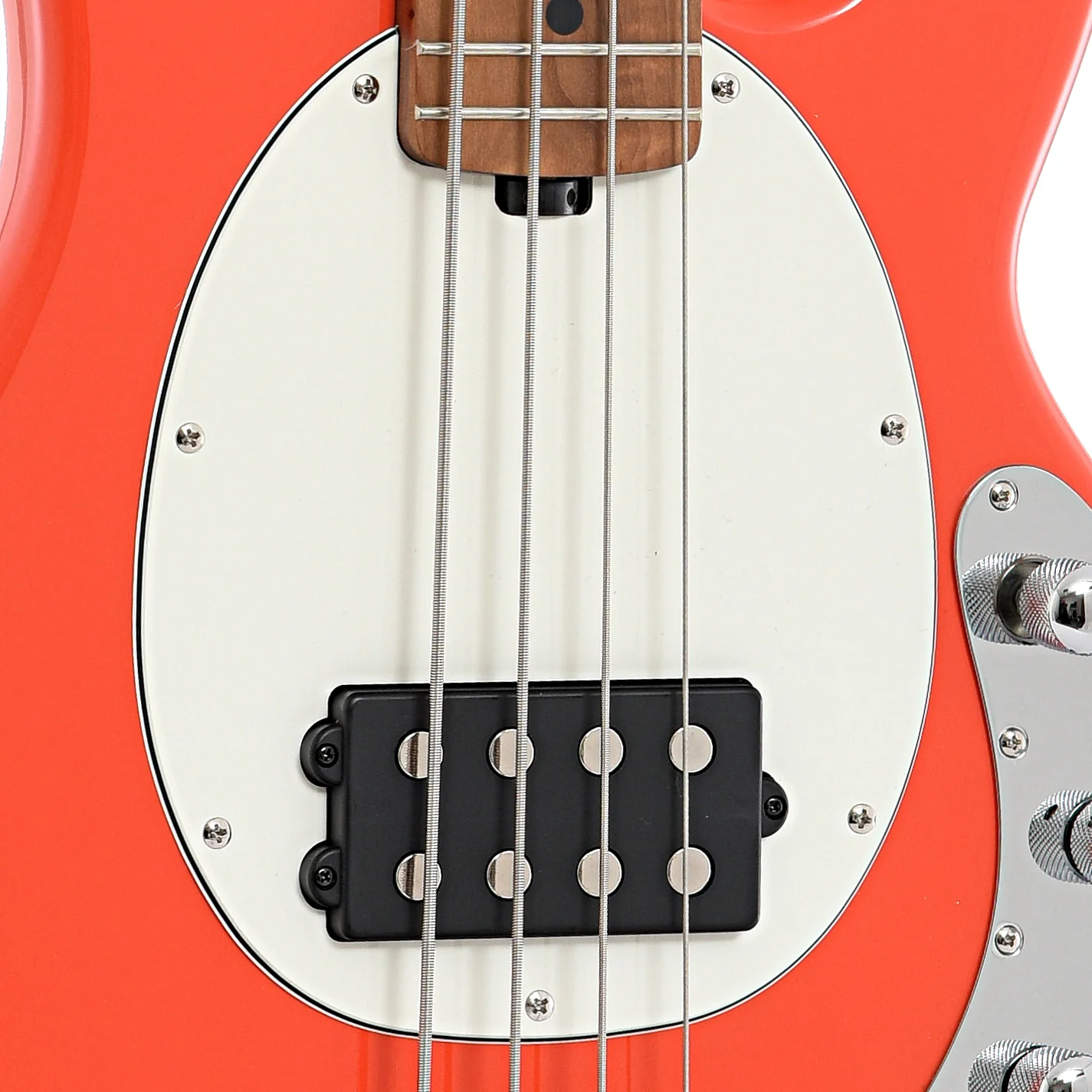 Sterling by Music Man RAYSS4 Short Scale 4-String Bass, Fiesta Red - Image 6