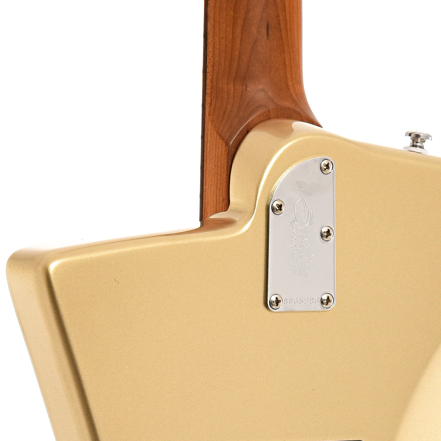 Sterling by Music Man St. Vincent Goldie Electric Guitar, Cashmere - Image 11