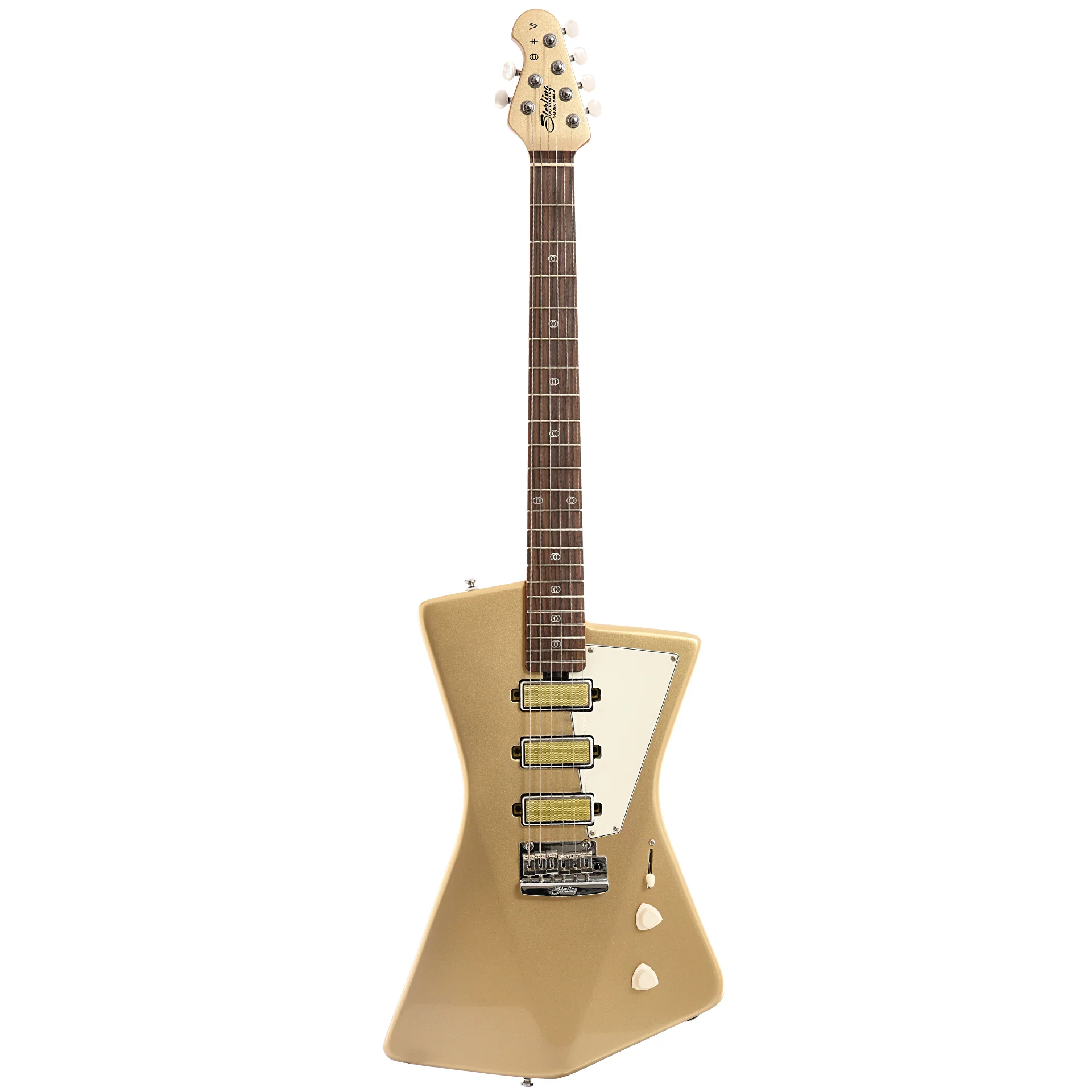 Sterling by Music Man St. Vincent Goldie Electric Guitar, Cashmere - Image 14