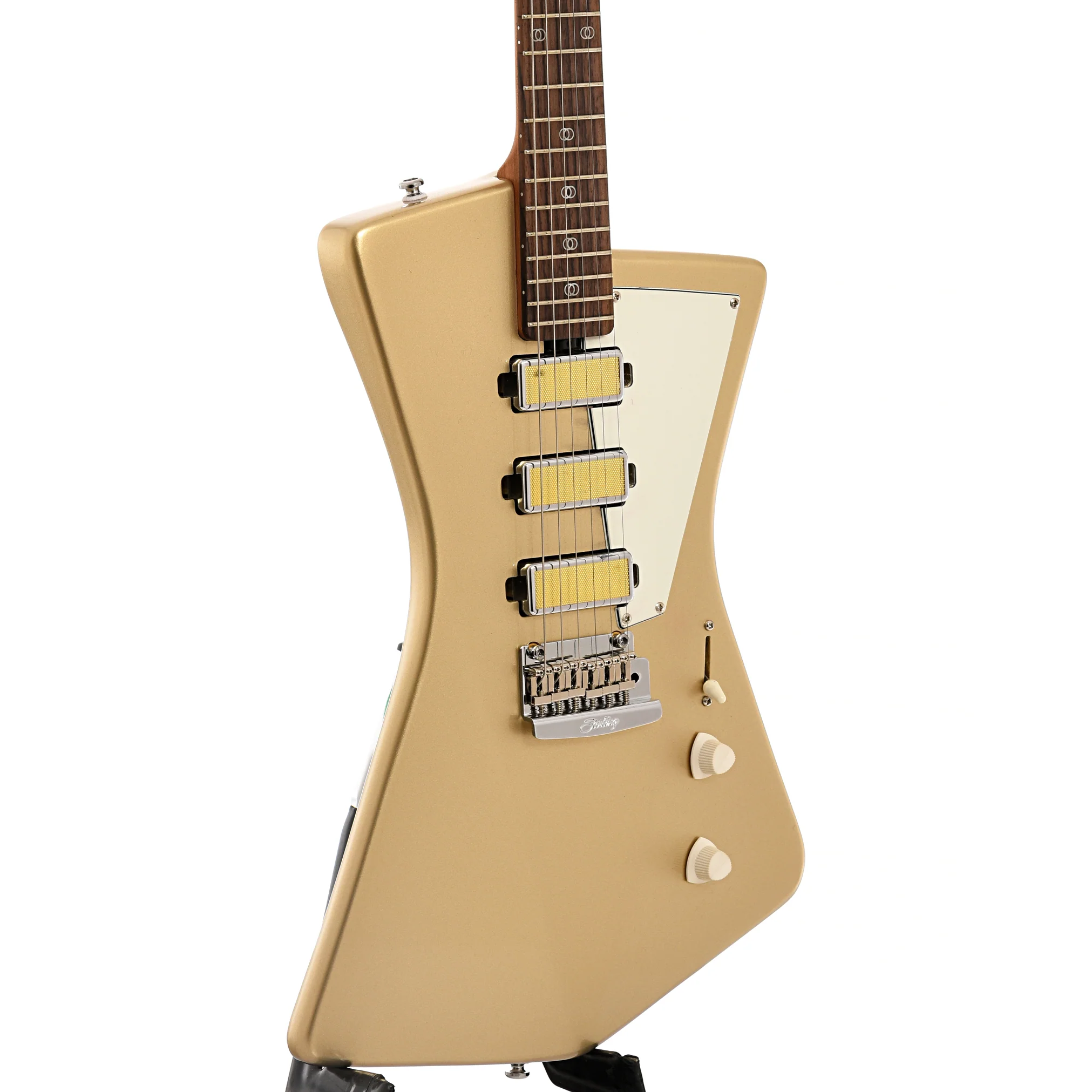 Sterling by Music Man St. Vincent Goldie Electric Guitar, Cashmere - Image 5